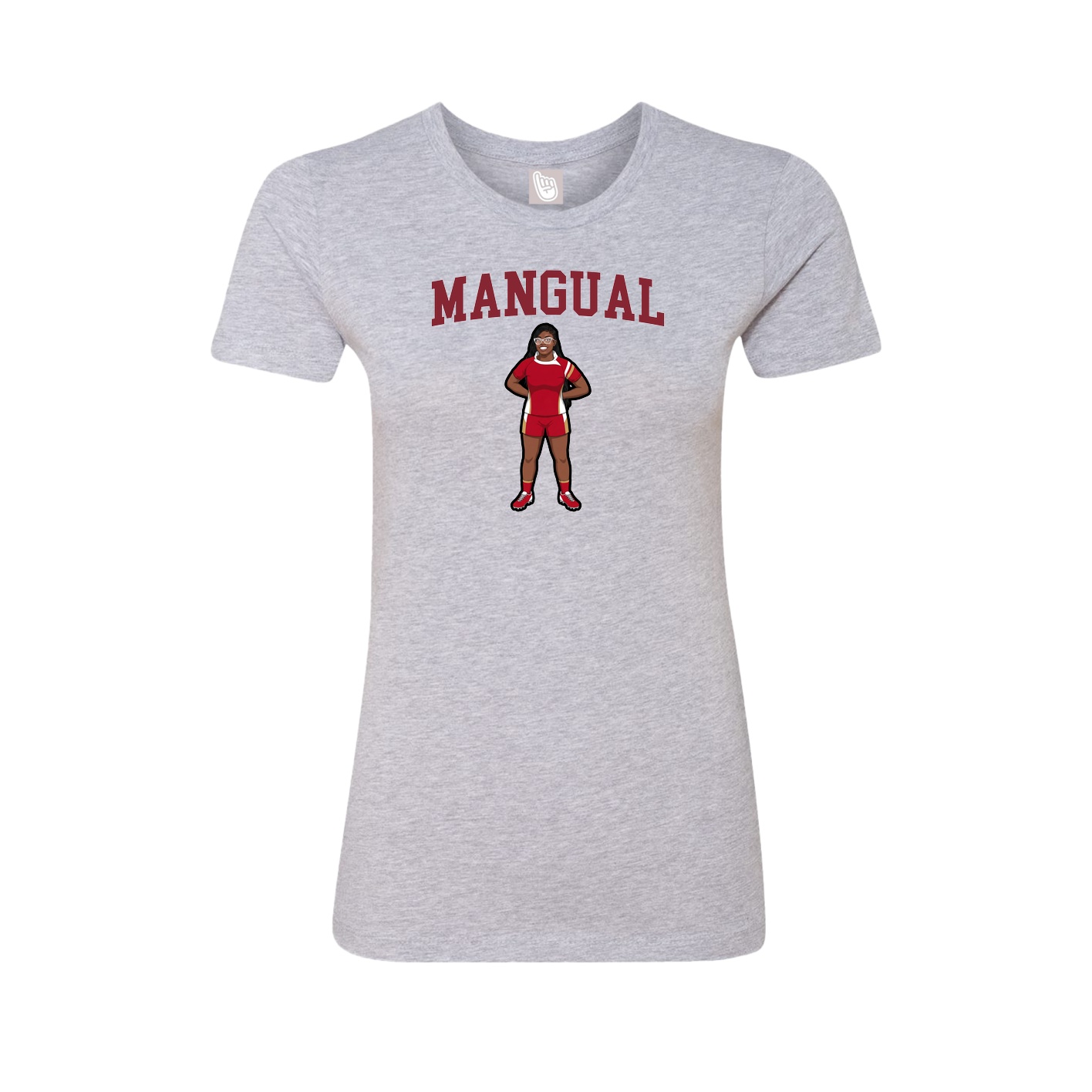 Fitted Women's Tee — Shirsey in Grey