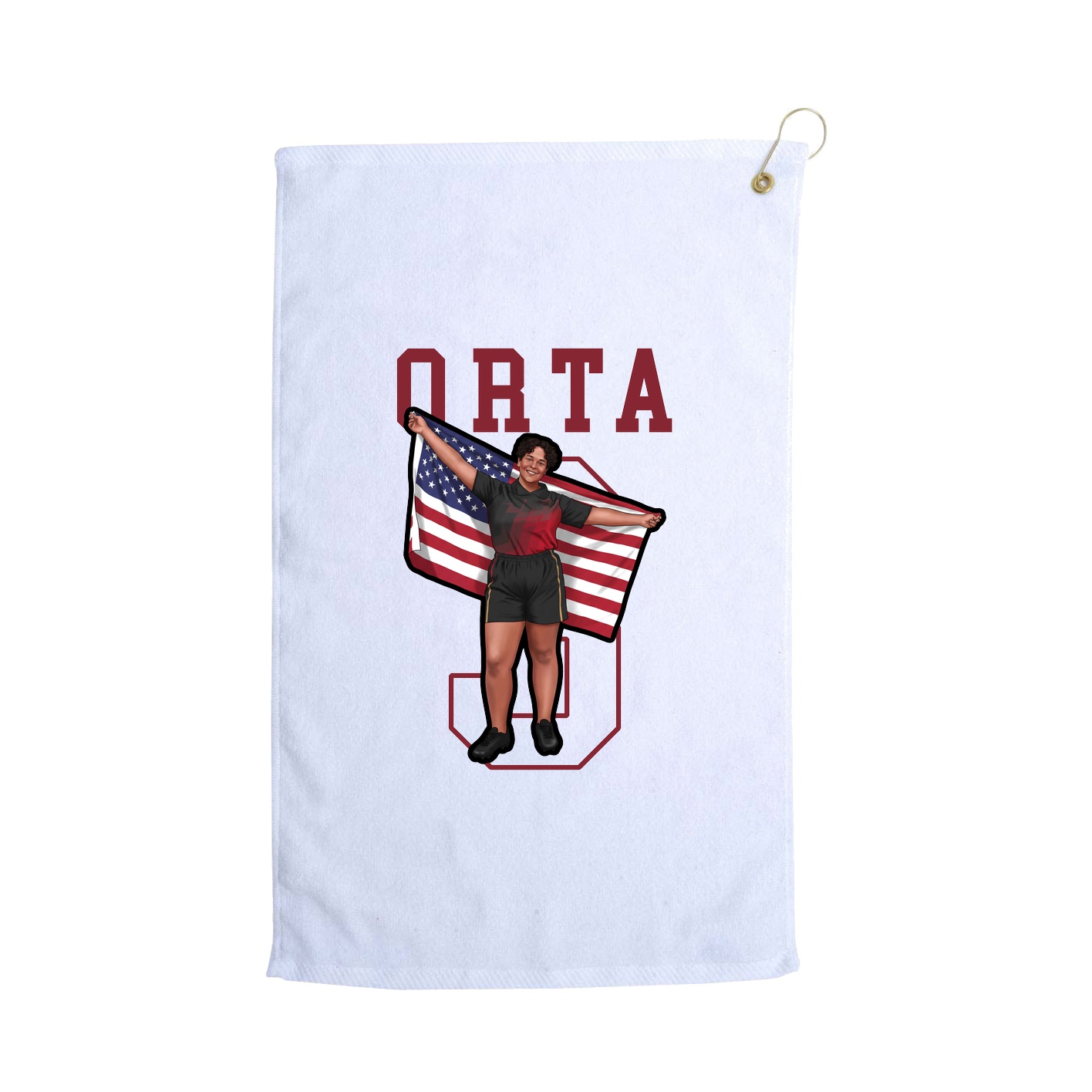 Golf Towel — Shirsey in White