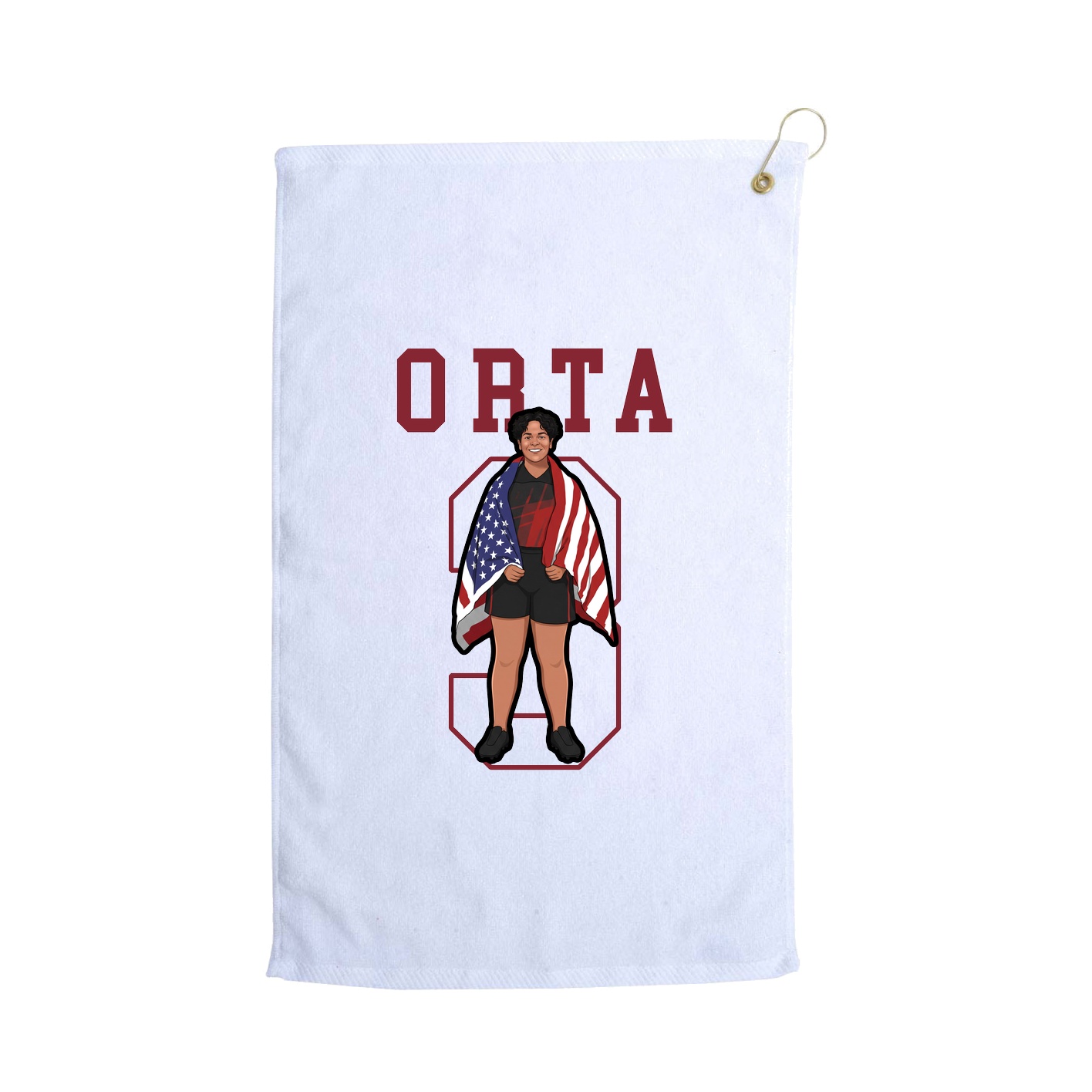 Golf Towel — Shirsey in White