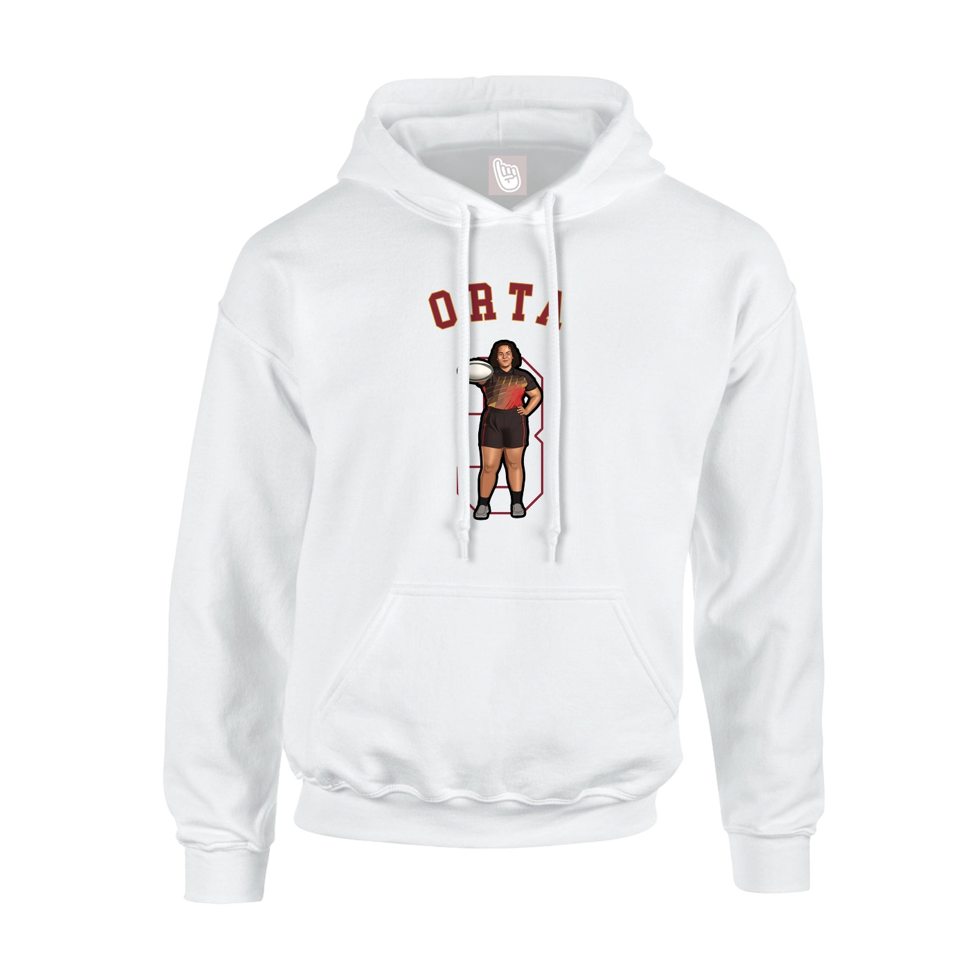 Youth Hoodie — Shirsey Arch in White