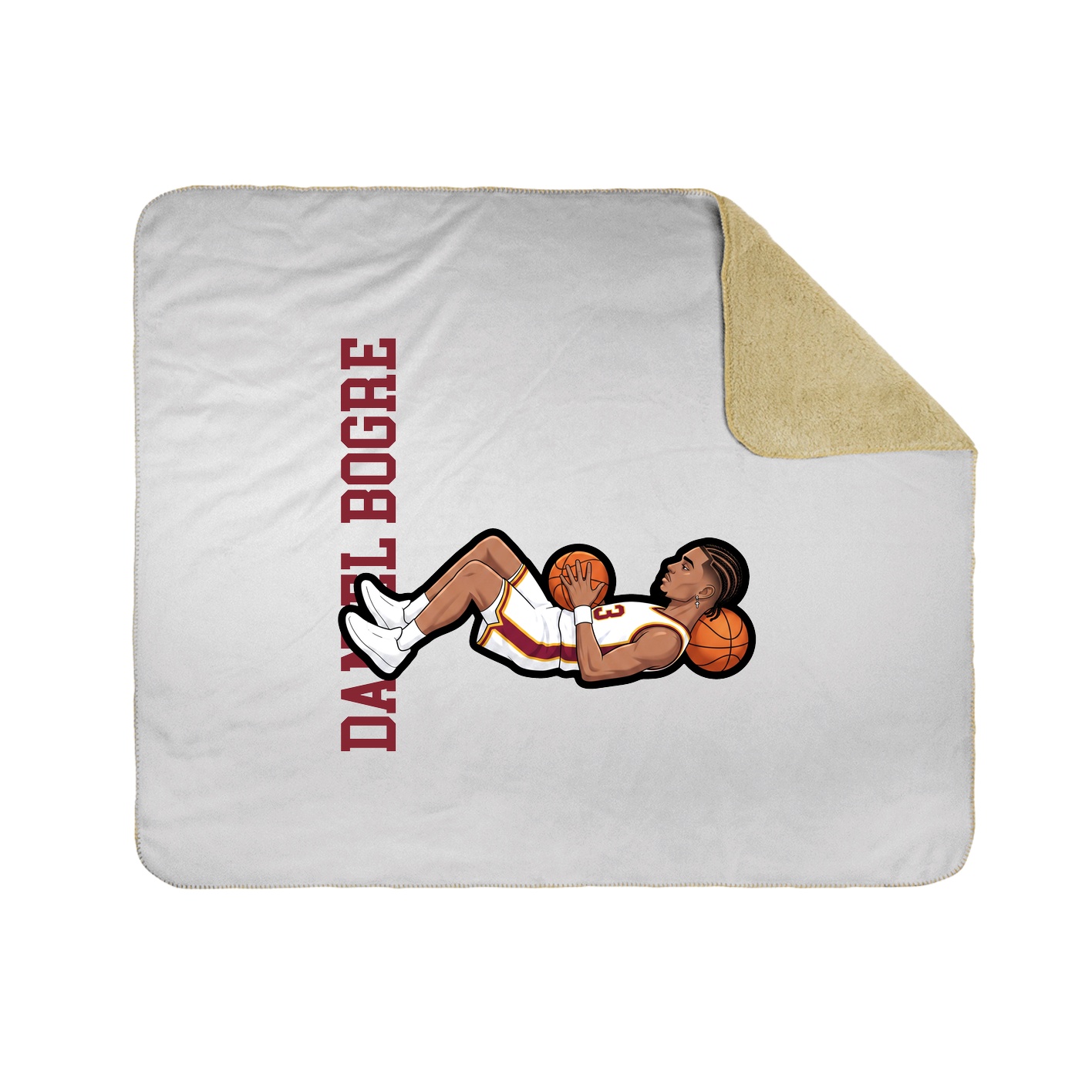 50x60 Sherpa Lined Throw Blanket