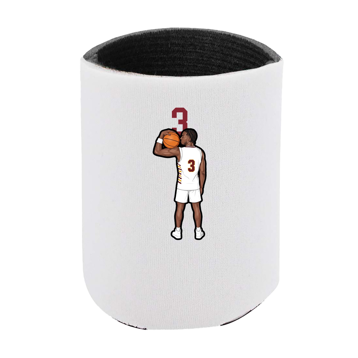 Can Holder — Number Top in White
