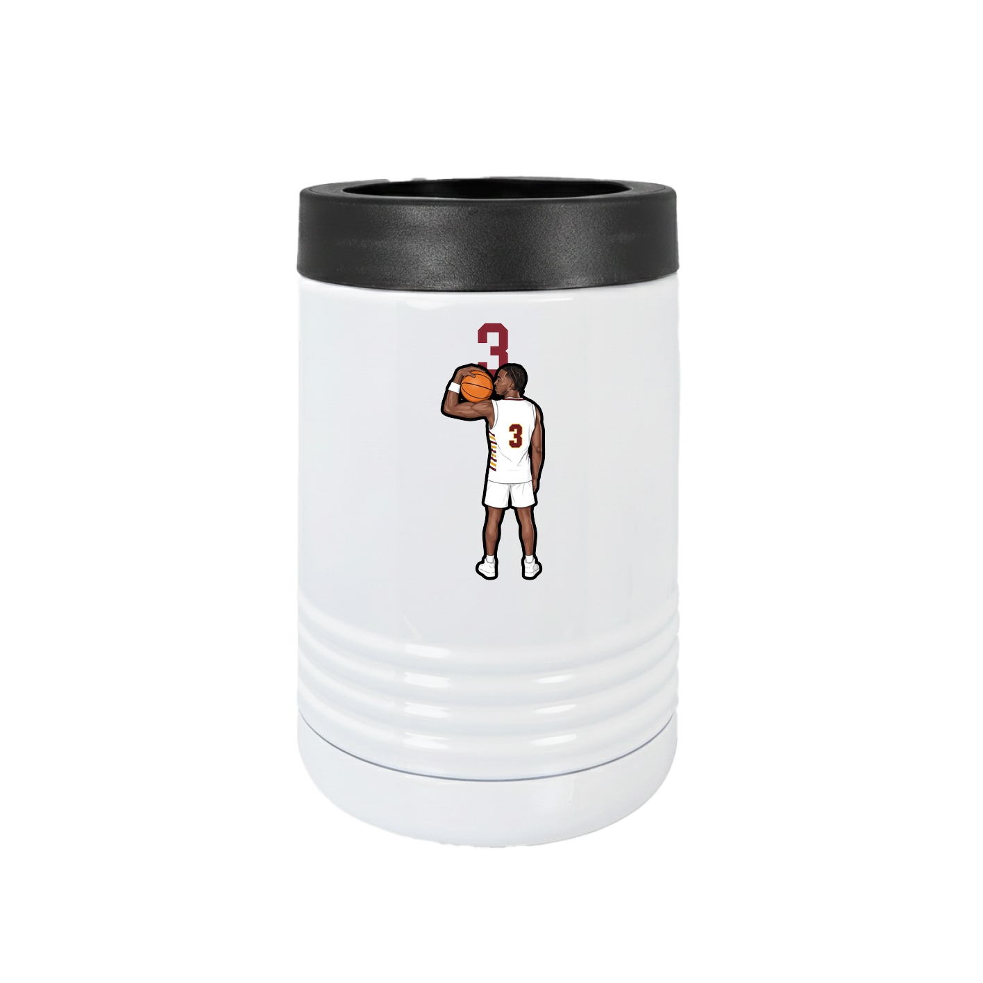 Beverage Holder — Number Top in White
