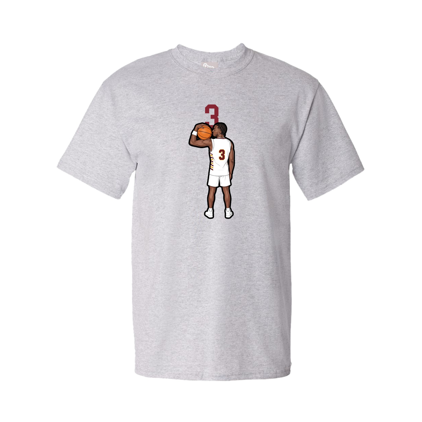 Tee — Number Top in Grey