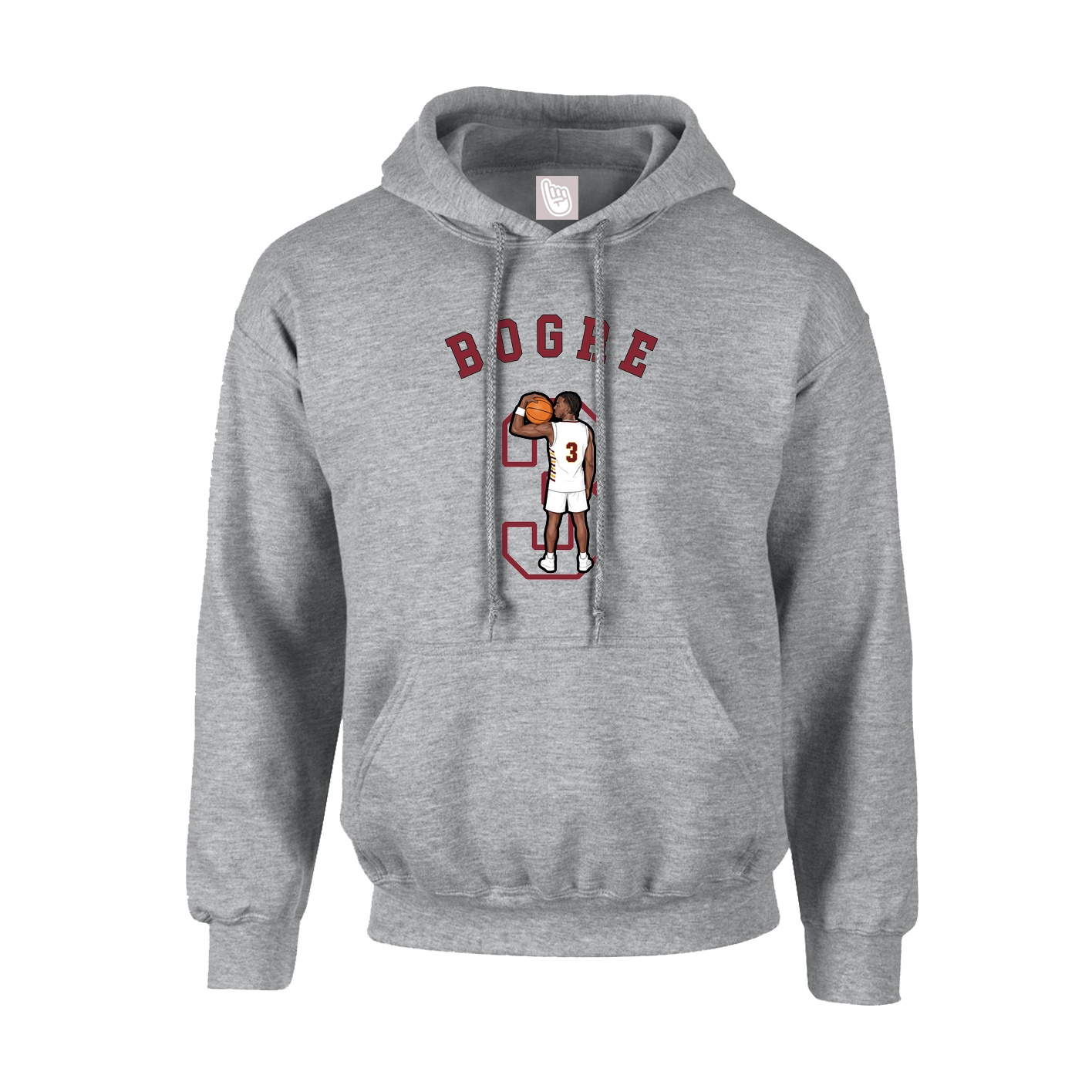 Youth Hoodie — Shirsey Arch in Grey