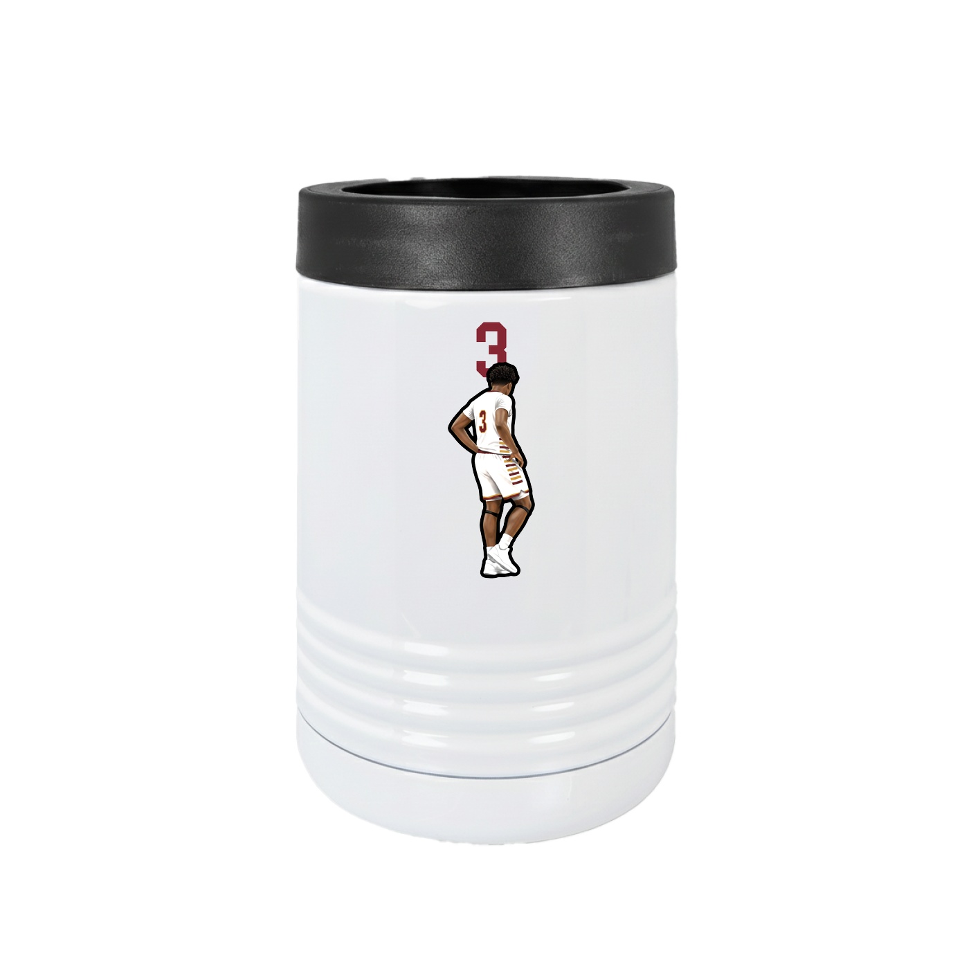 Beverage Holder — Number Top in White