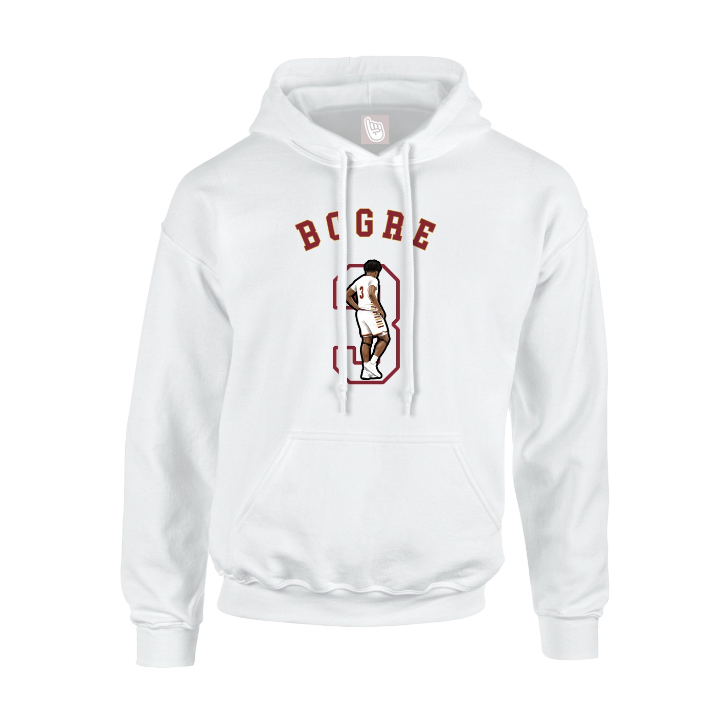 Hoodie — Shirsey Arch in White