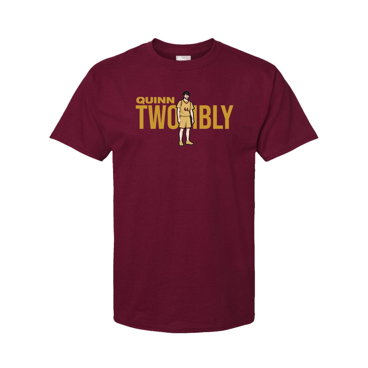 Youth Tee — Player Name in Cardinal