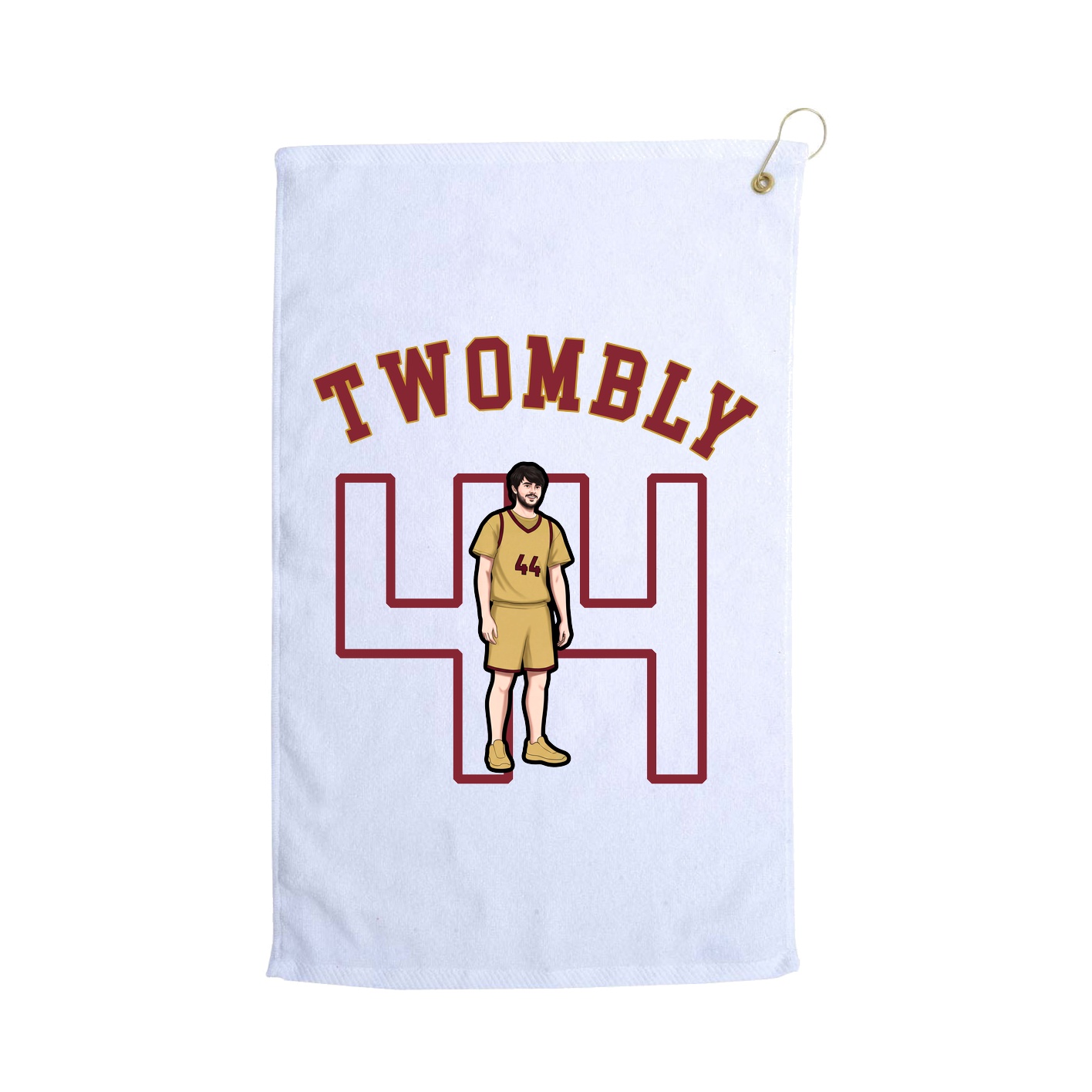 Golf Towel — Shirsey Arch in White