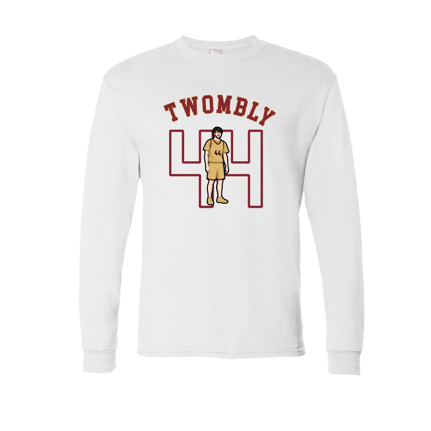 Long Sleeve Tee — Shirsey Arch in White
