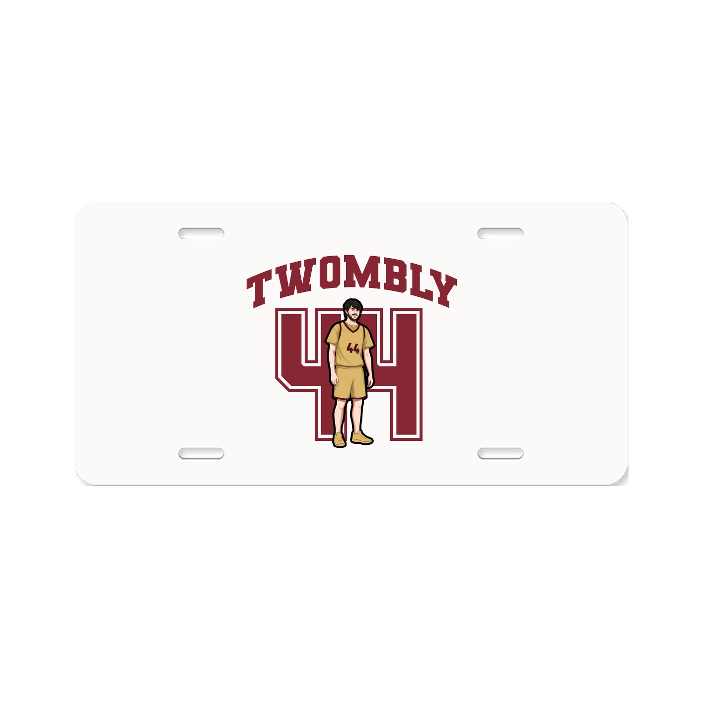 License Plate — Number in Classic
