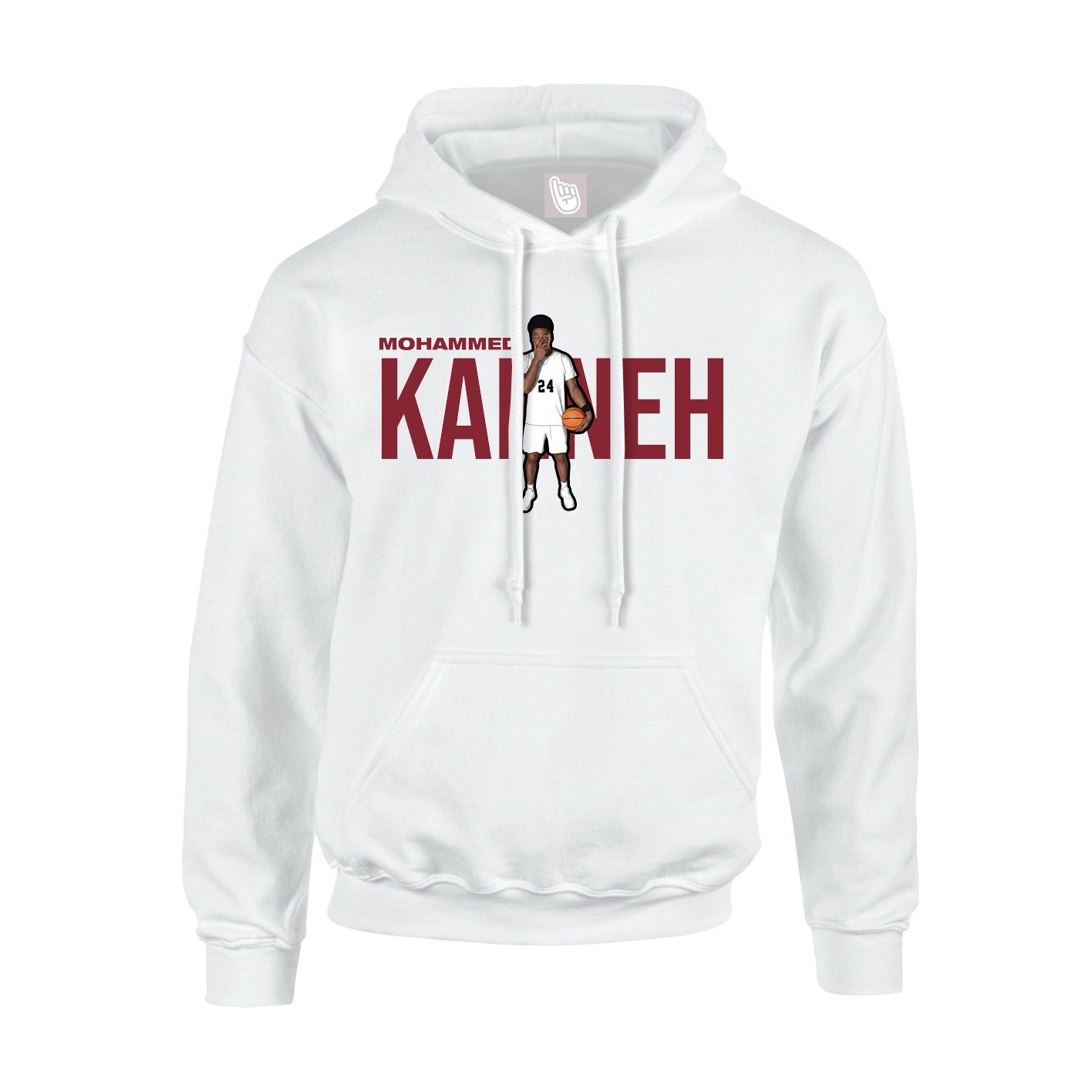 Hoodie — Player Name in White