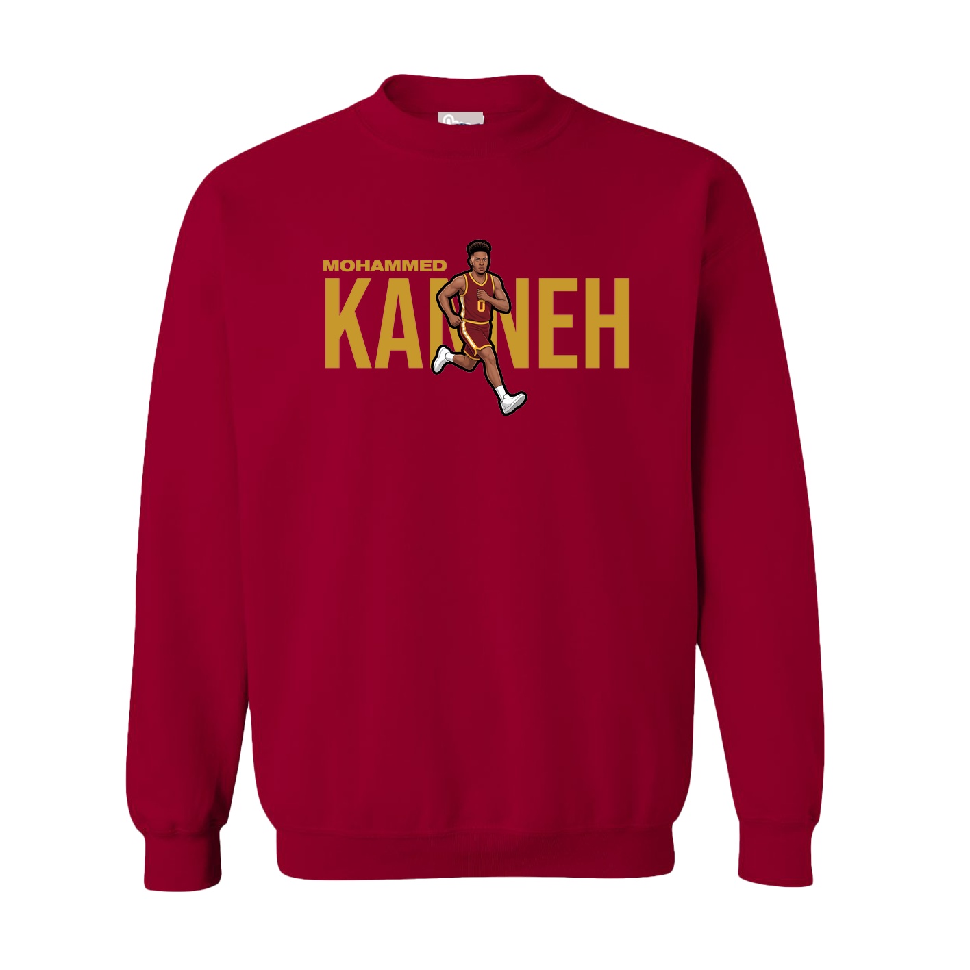 Fleece Crew — Player Name in Cardinal