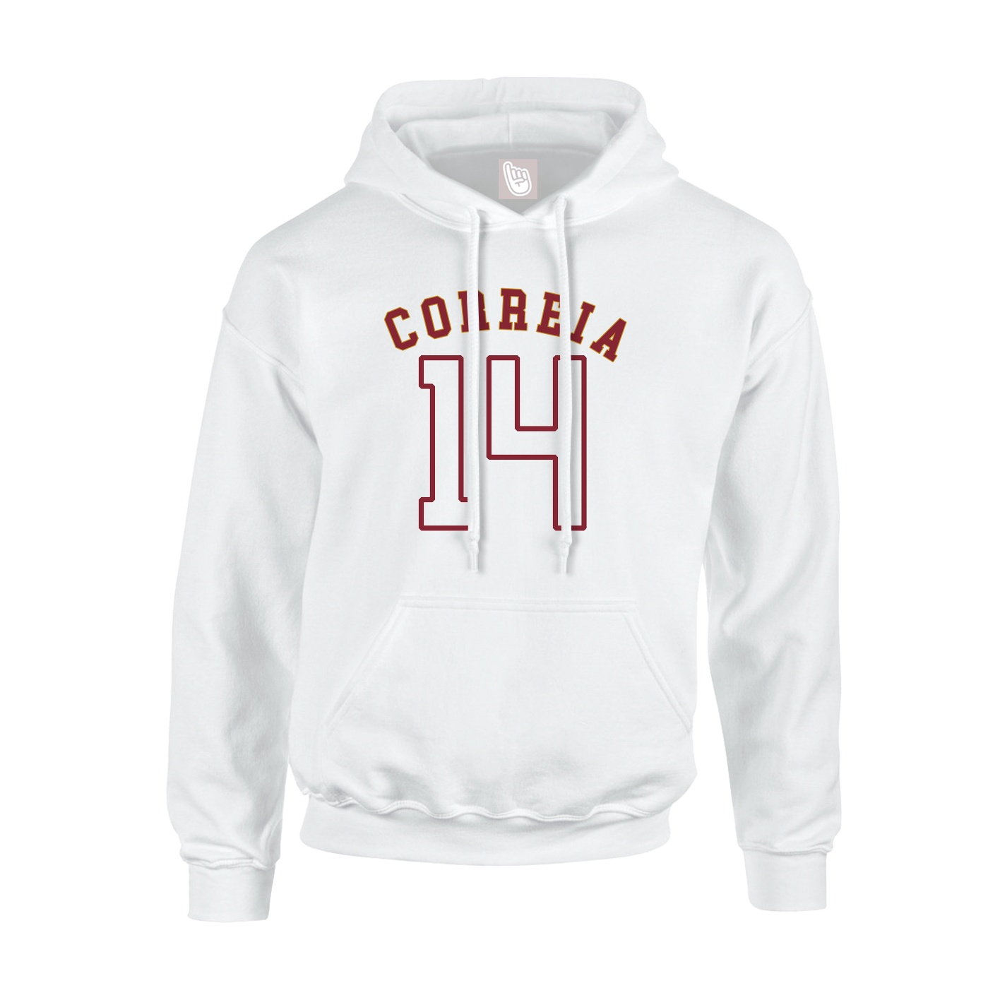 Youth Hoodie — Shirsey Arch in White