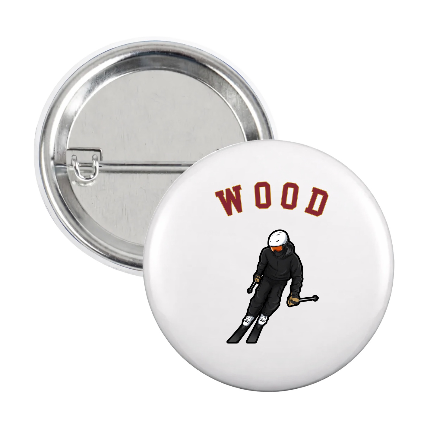 Game Day Button — Shirsey Arch in White