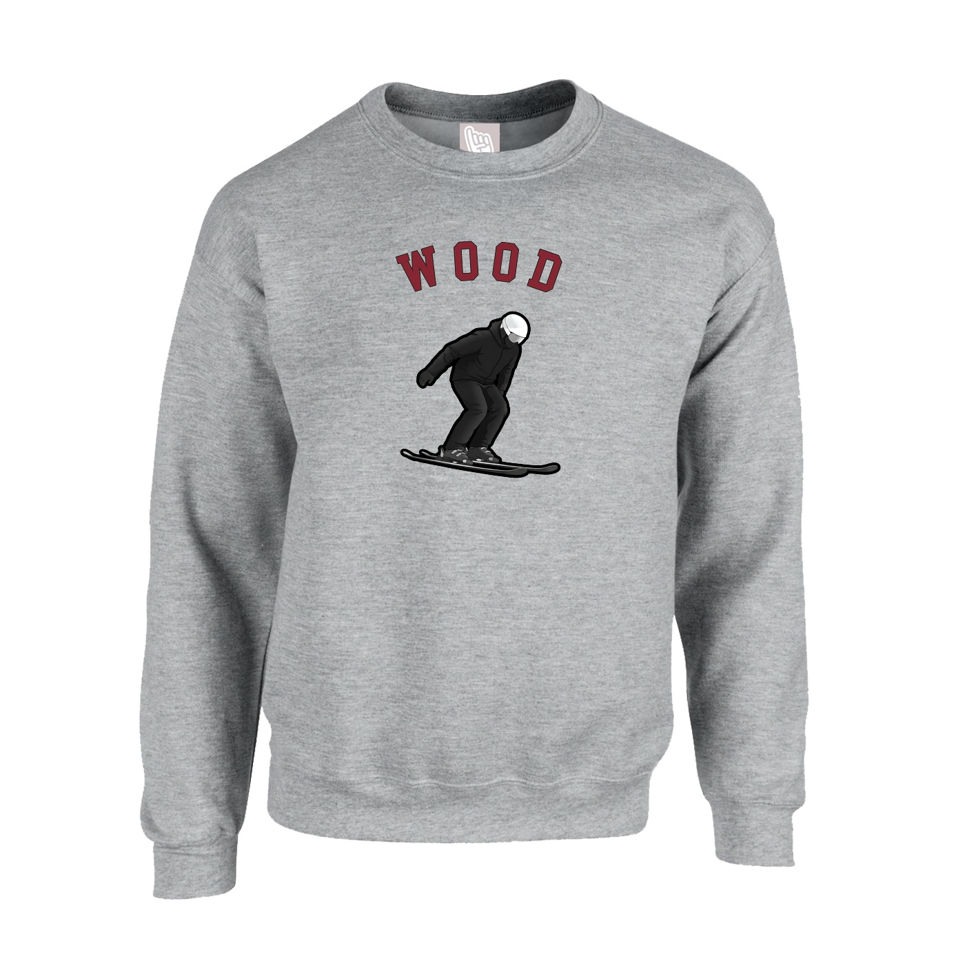 Fleece Crew — Shirsey Arch in Grey