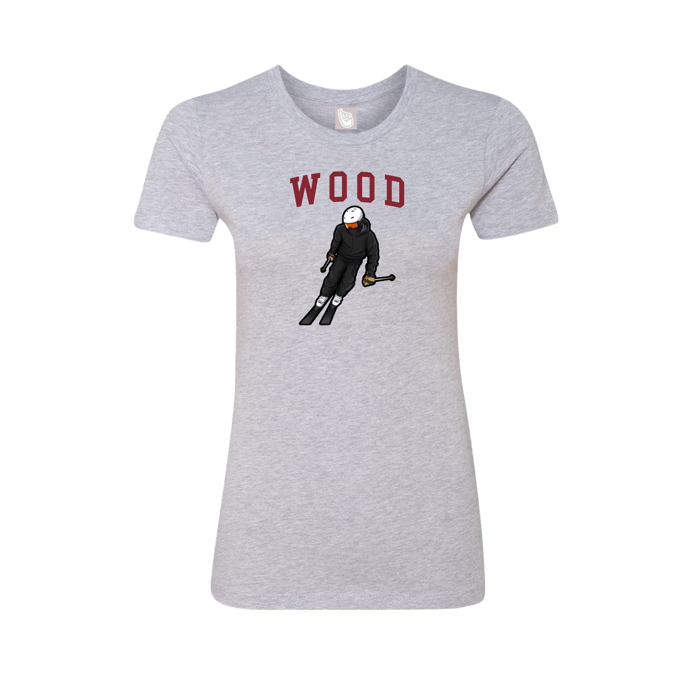 Fitted Women's Tee — Shirsey in Grey