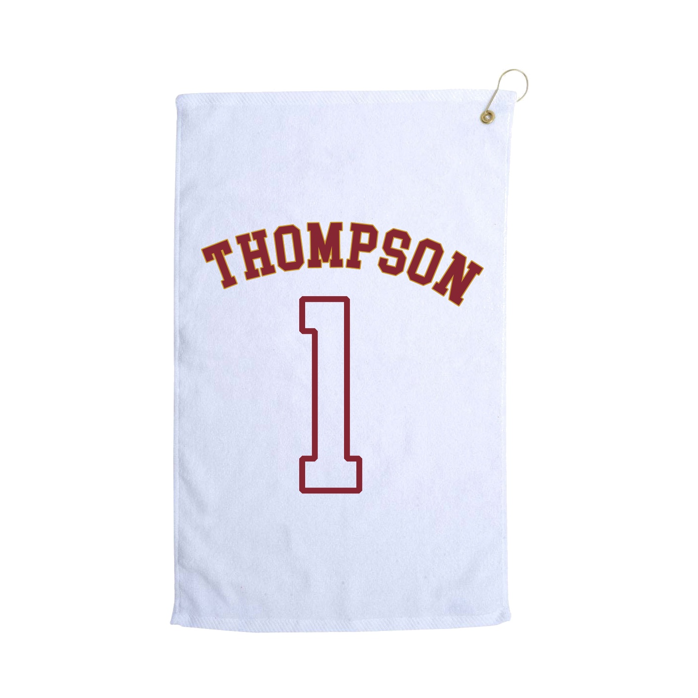 Golf Towel — Shirsey Arch in White