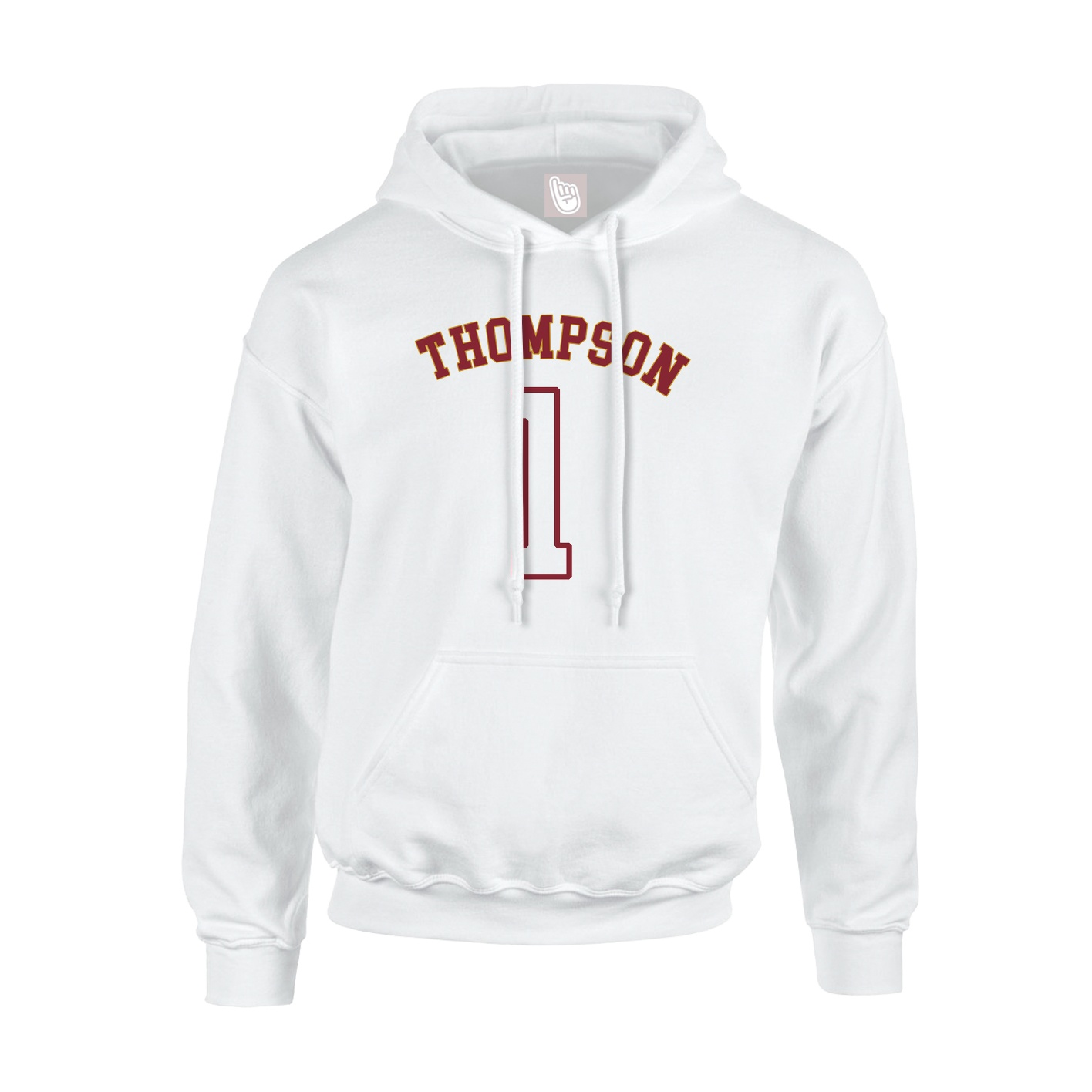 Youth Hoodie — Shirsey Arch in White