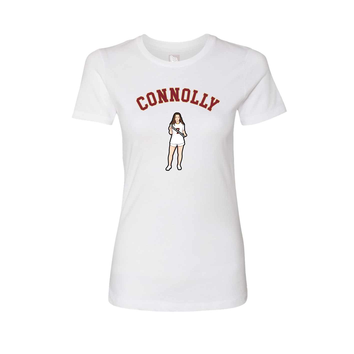 Womens Tee — Shirsey Arch in White