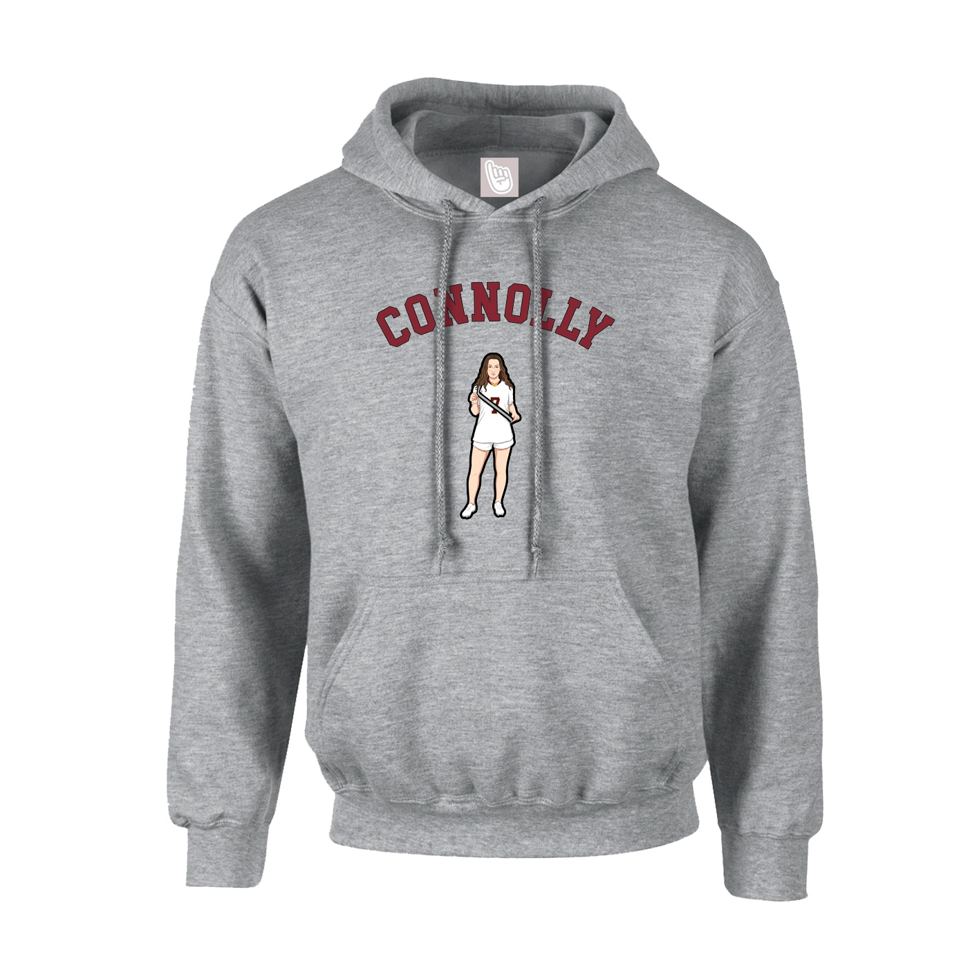 Youth Hoodie — Shirsey Arch in Grey