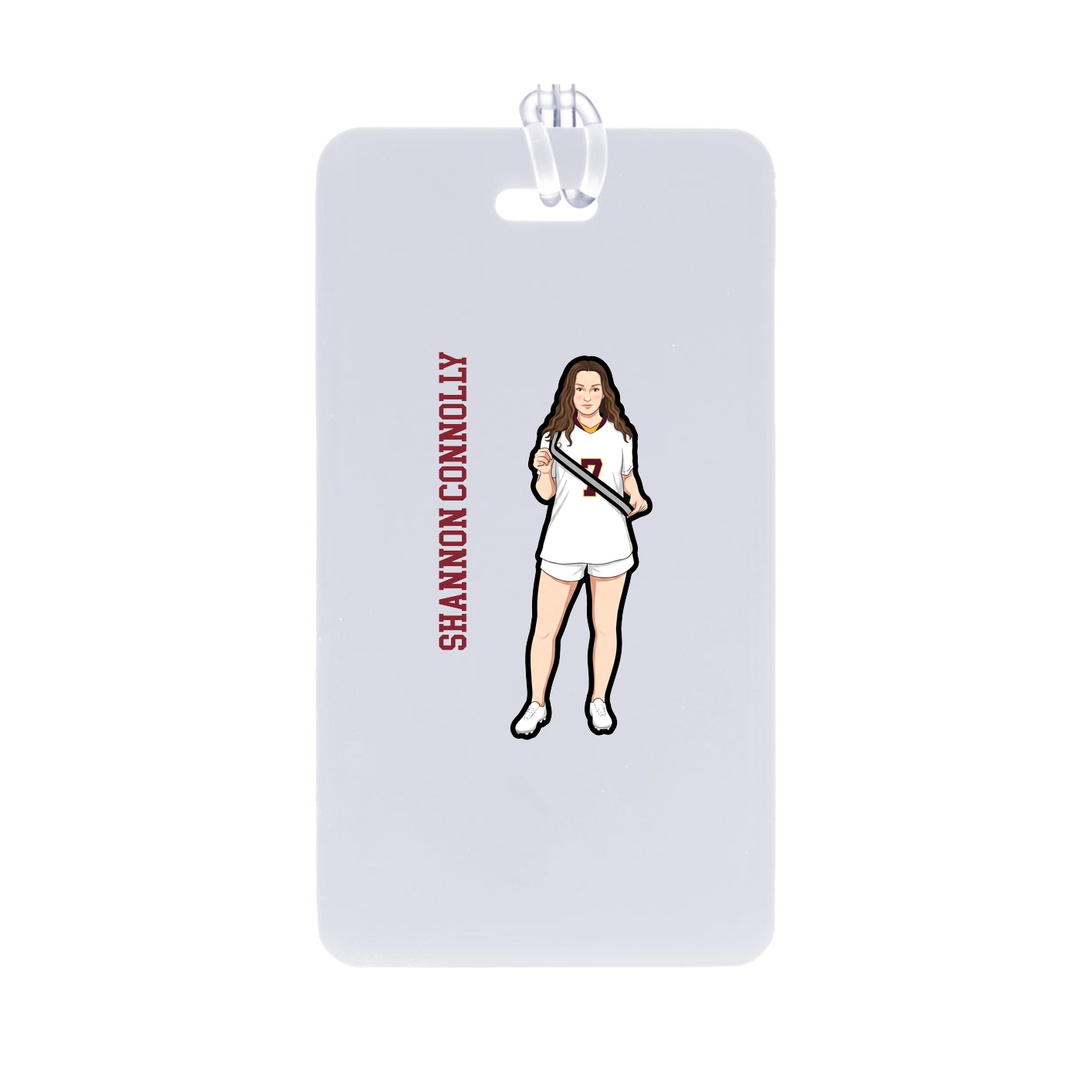 Bag Tag — Name Vertical in Classic