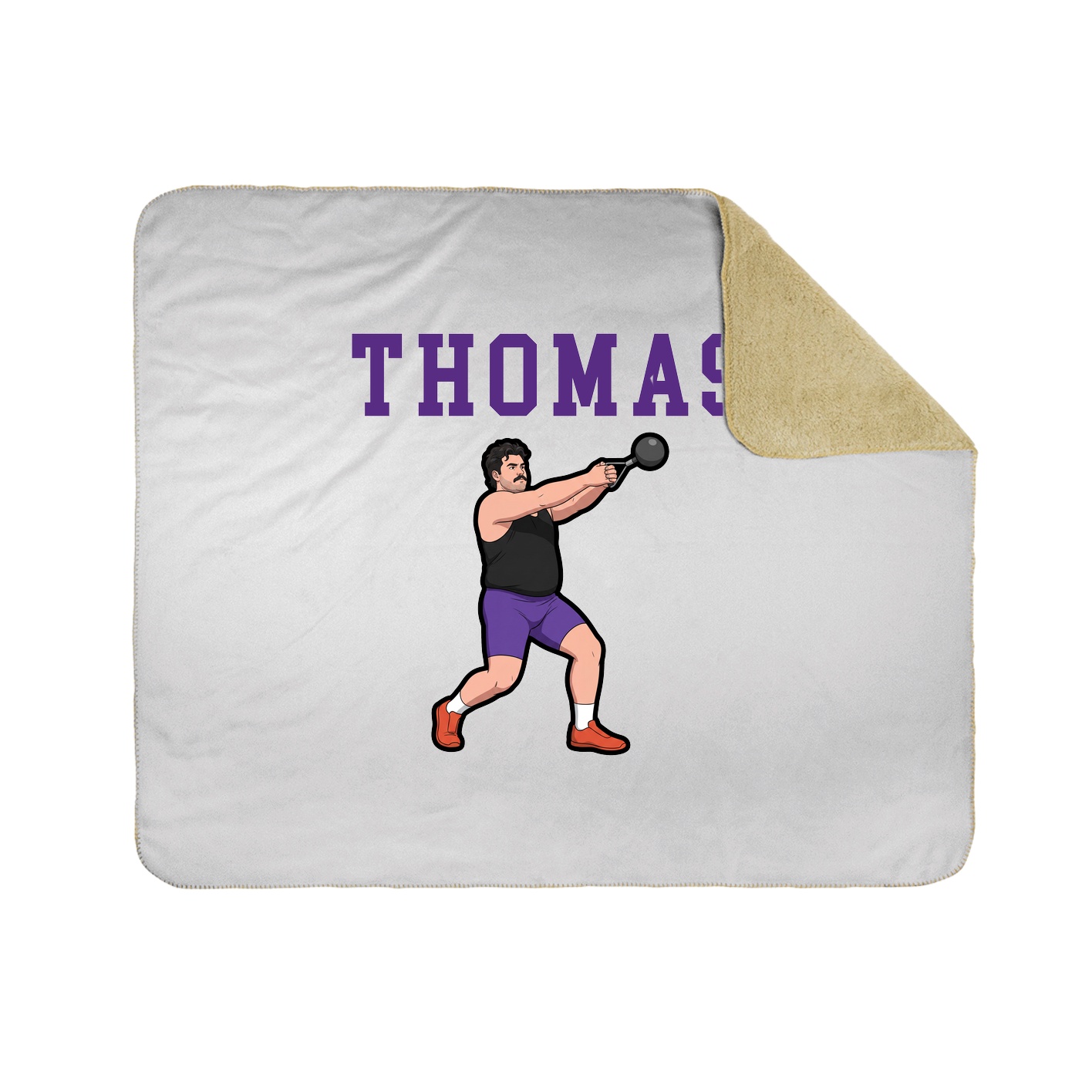 Throw Blanket — Shirsey in White
