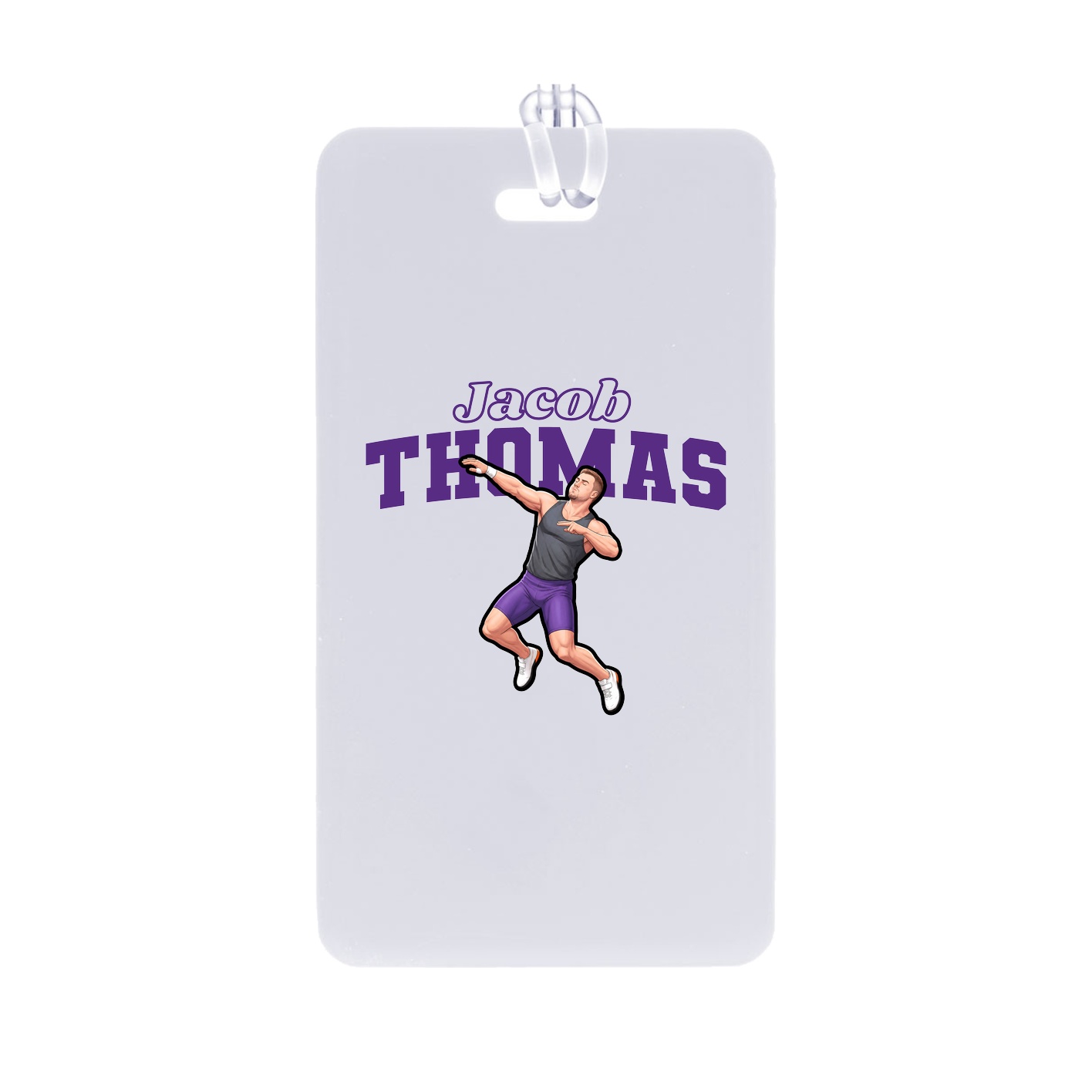 Bag Tag — Name Arch in Classic