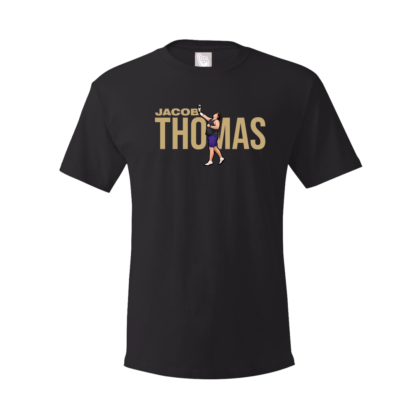 Youth Tee — Player Name in Black