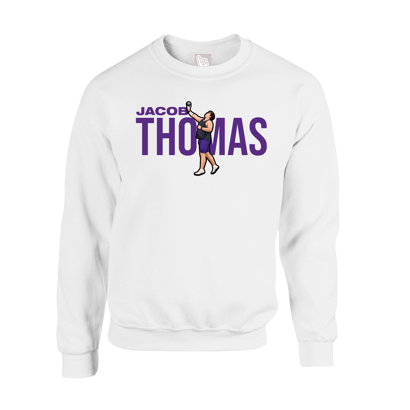 Fleece Crew — Player Name in White