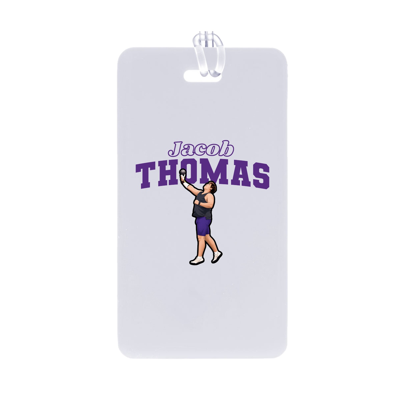 Bag Tag — Name Arch in Classic