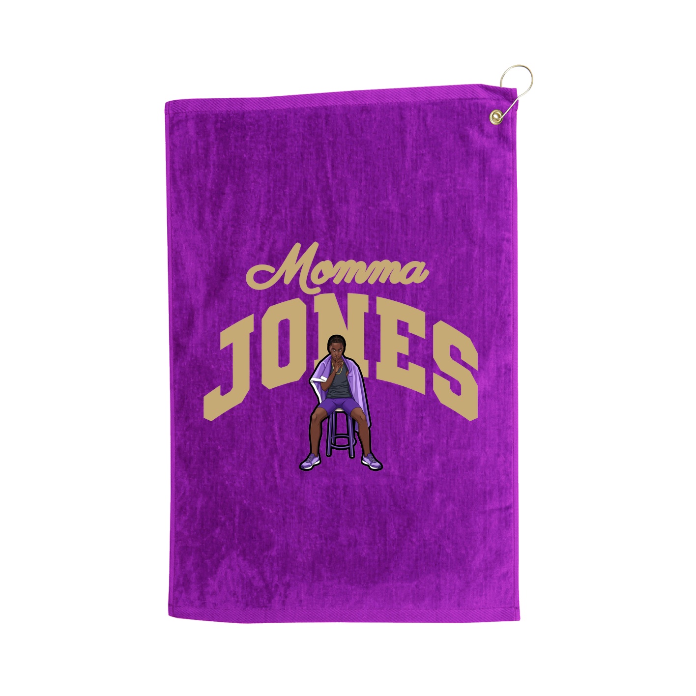 Golf Towel — Mothers Day Arch in Purple