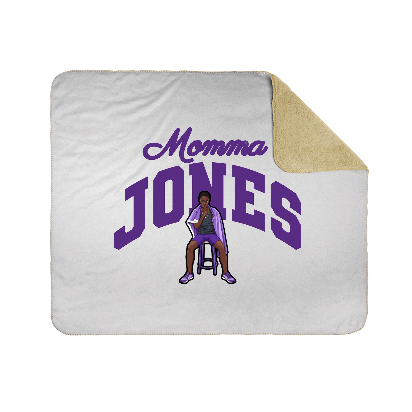Throw Blanket — Mothers Day Arch in White