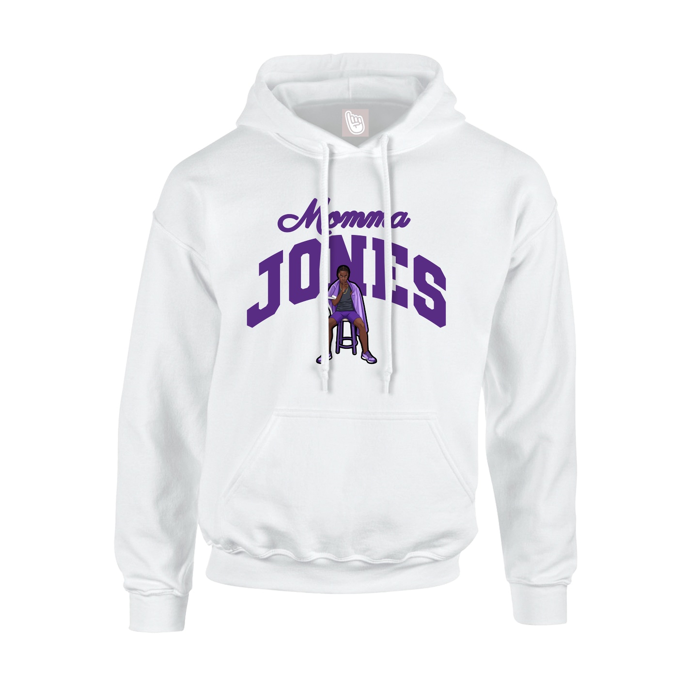 Youth Hoodie — Mothers Day Arch in White