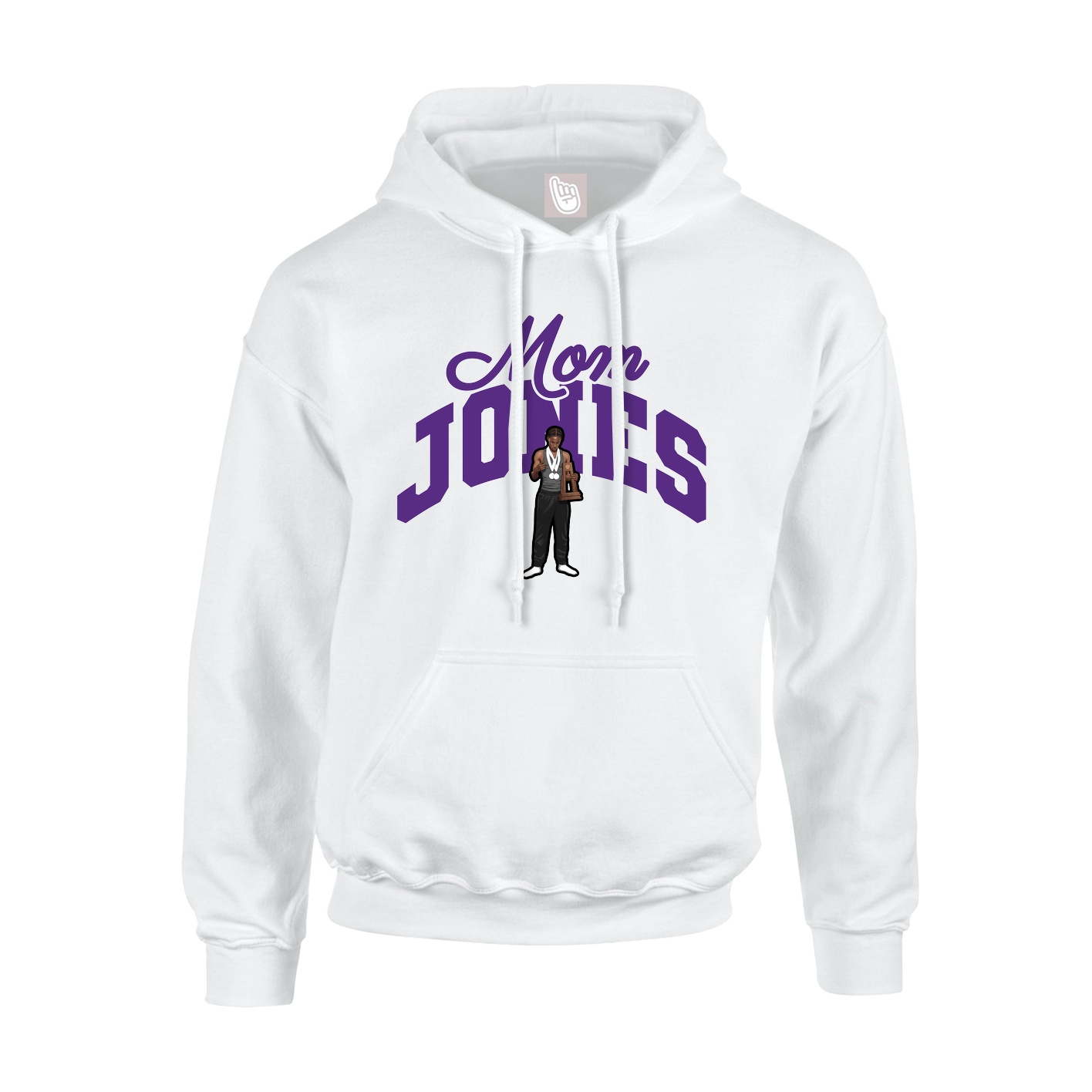 Youth Hoodie — Mothers Day Arch in White