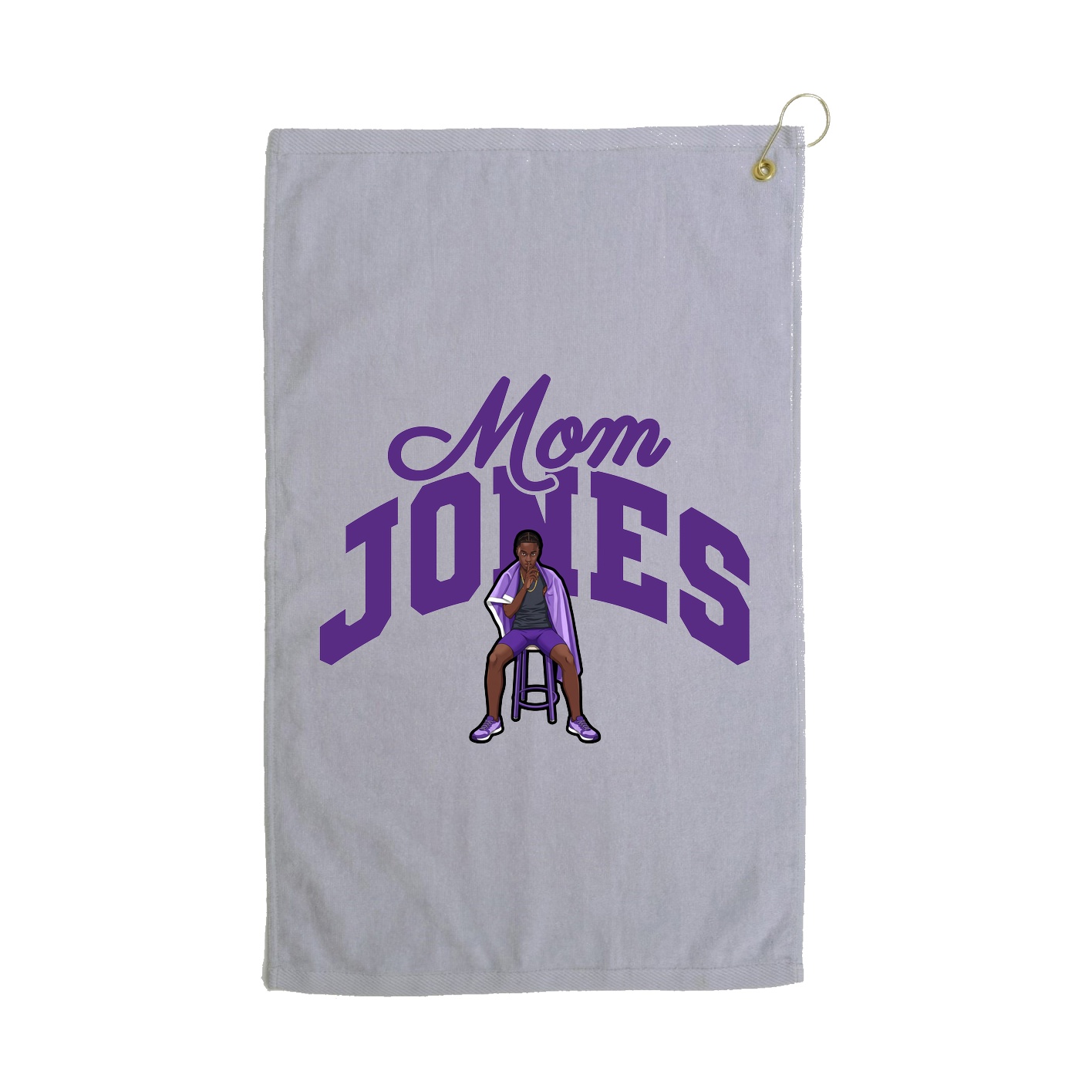 Golf Towel — Mothers Day Arch in Grey