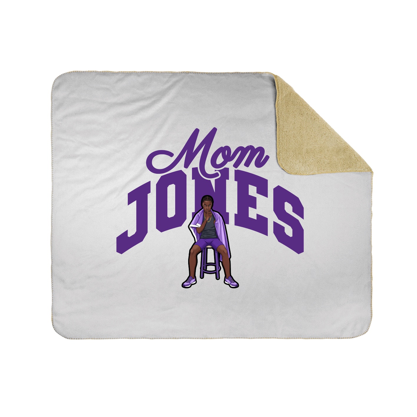 Throw Blanket — Mothers Day Arch in White