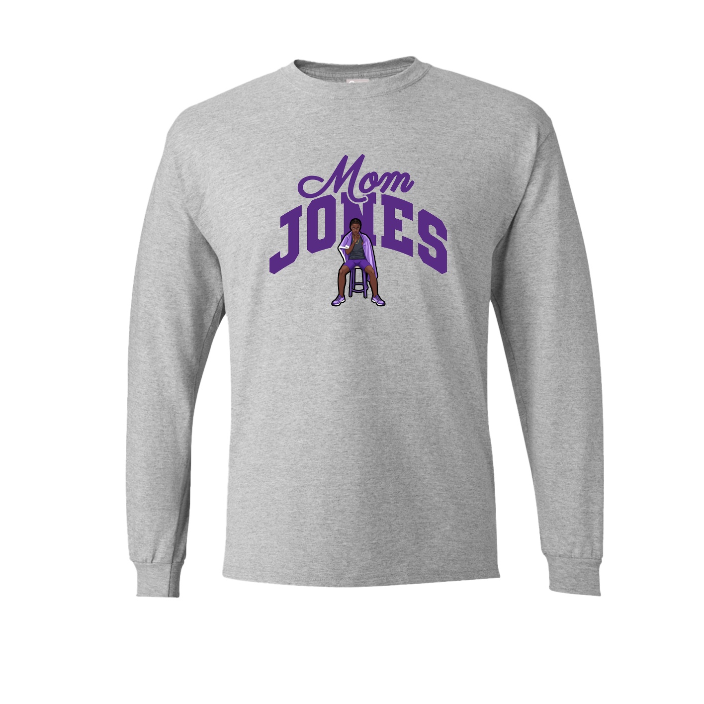 Long Sleeve Tee — Mothers Day Arch in Grey