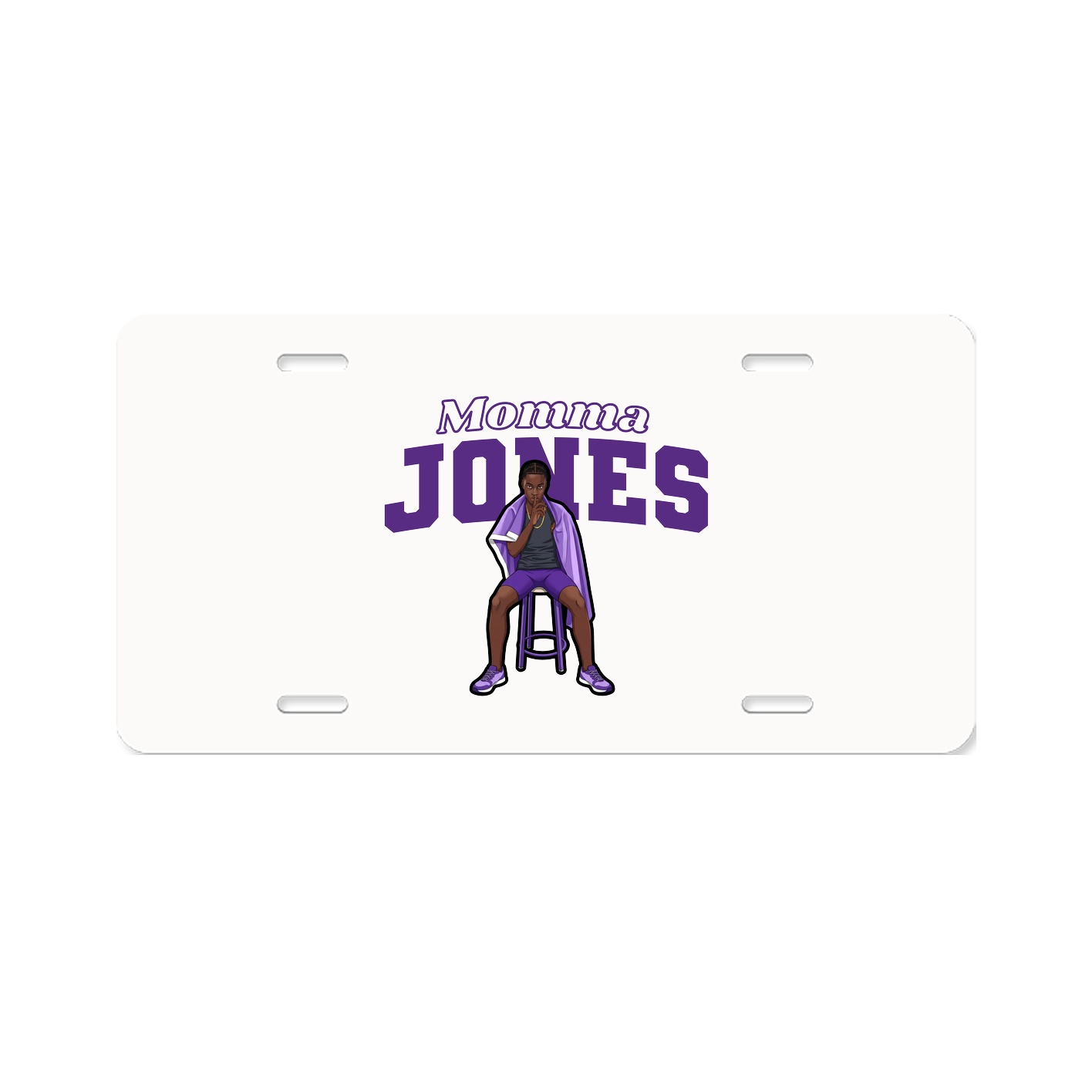 License Plate — Mothers Day Block in Classic