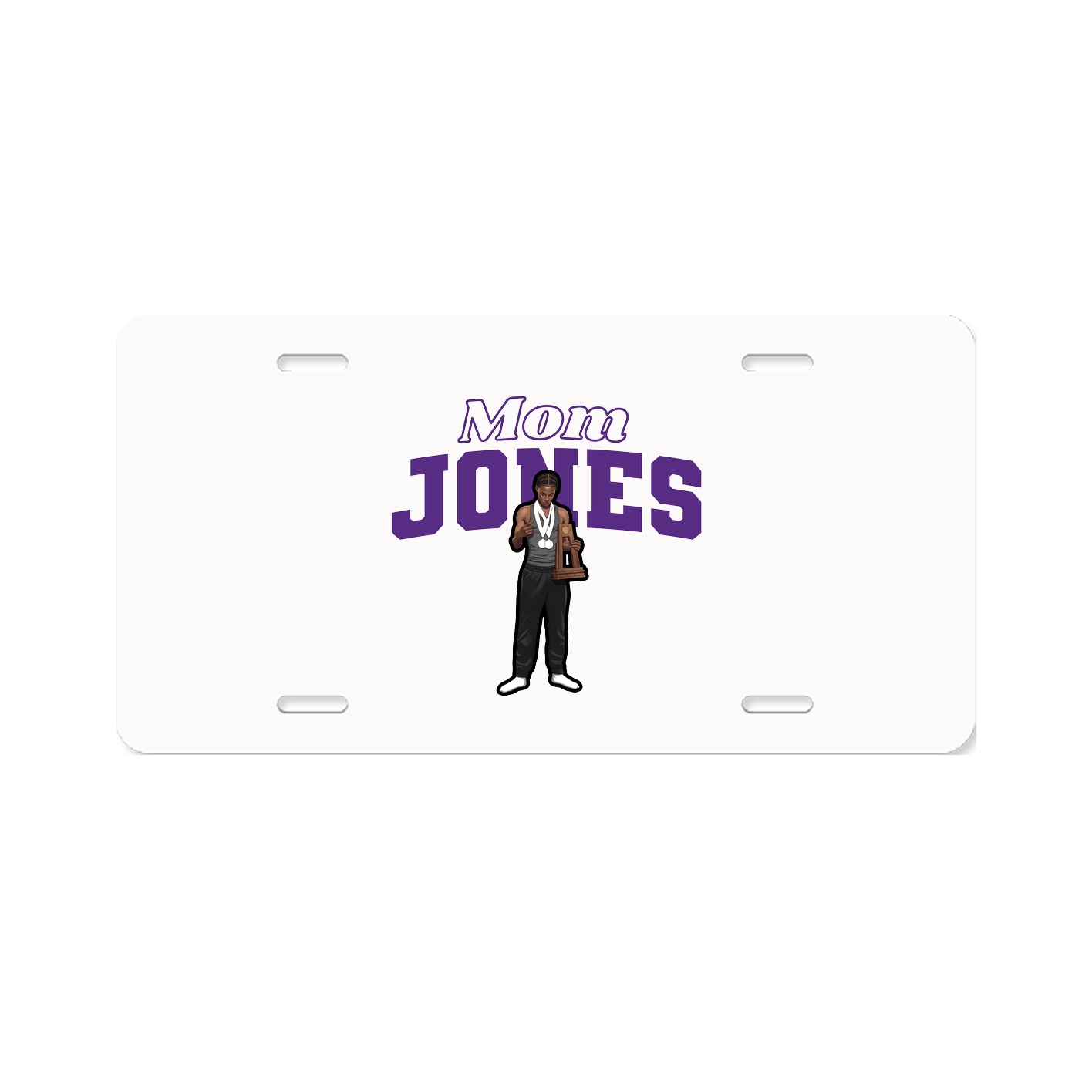 License Plate — Mothers Day Block in Classic