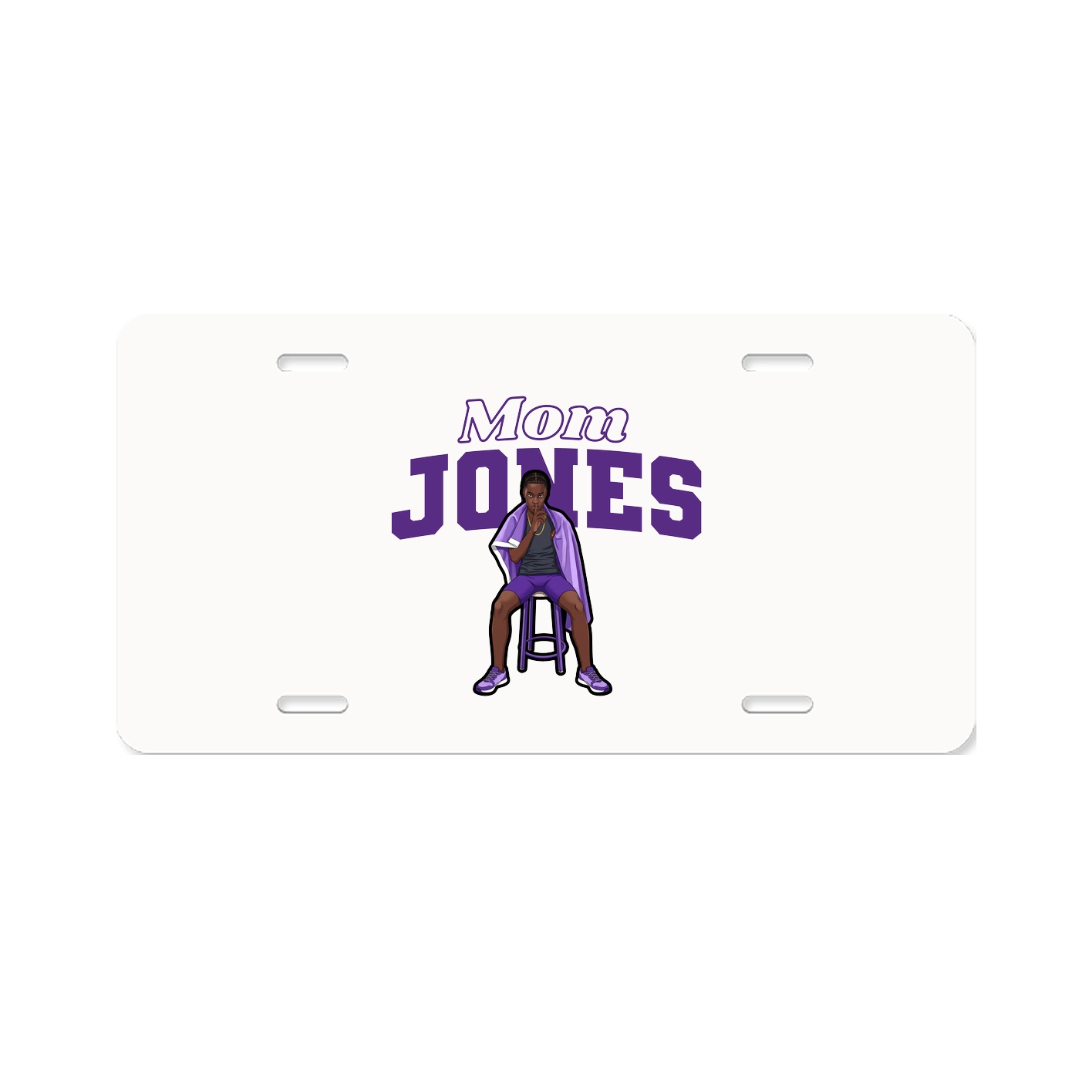 License Plate — Mothers Day Block in Classic