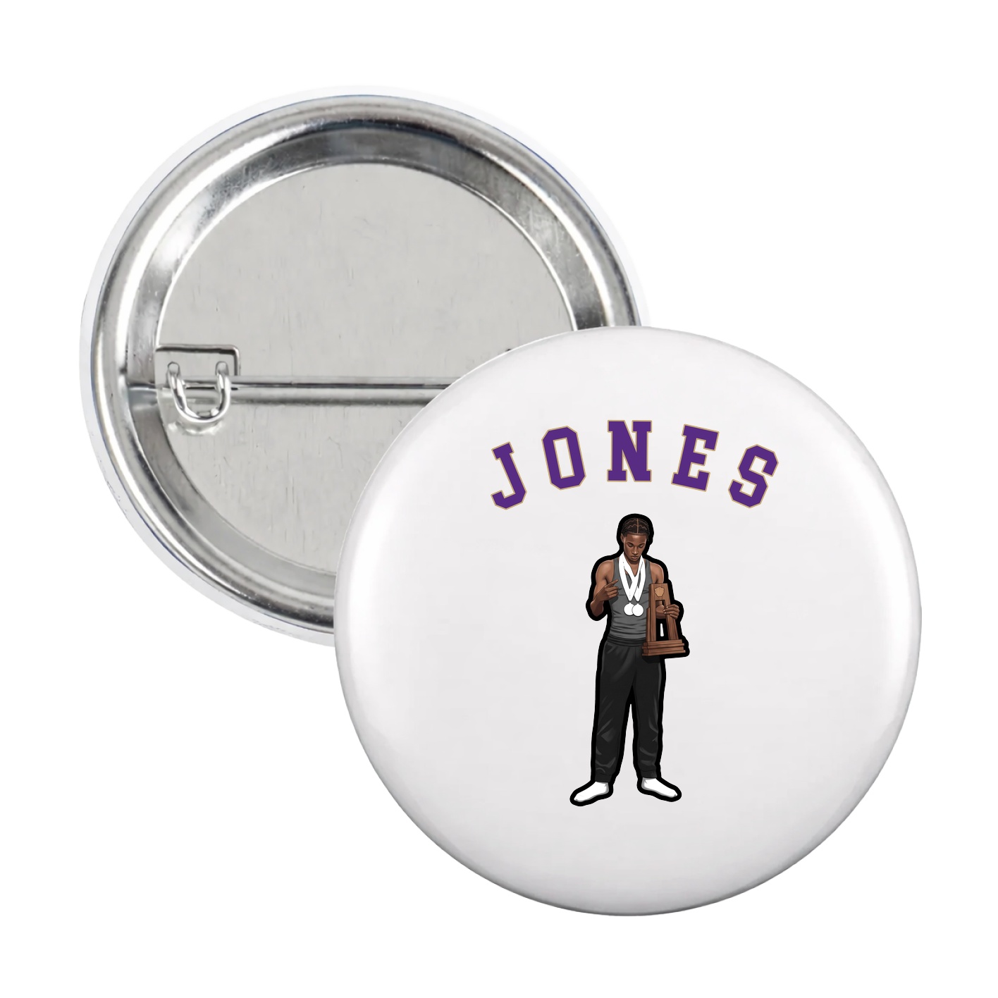 Game Day Button — Shirsey Arch in White
