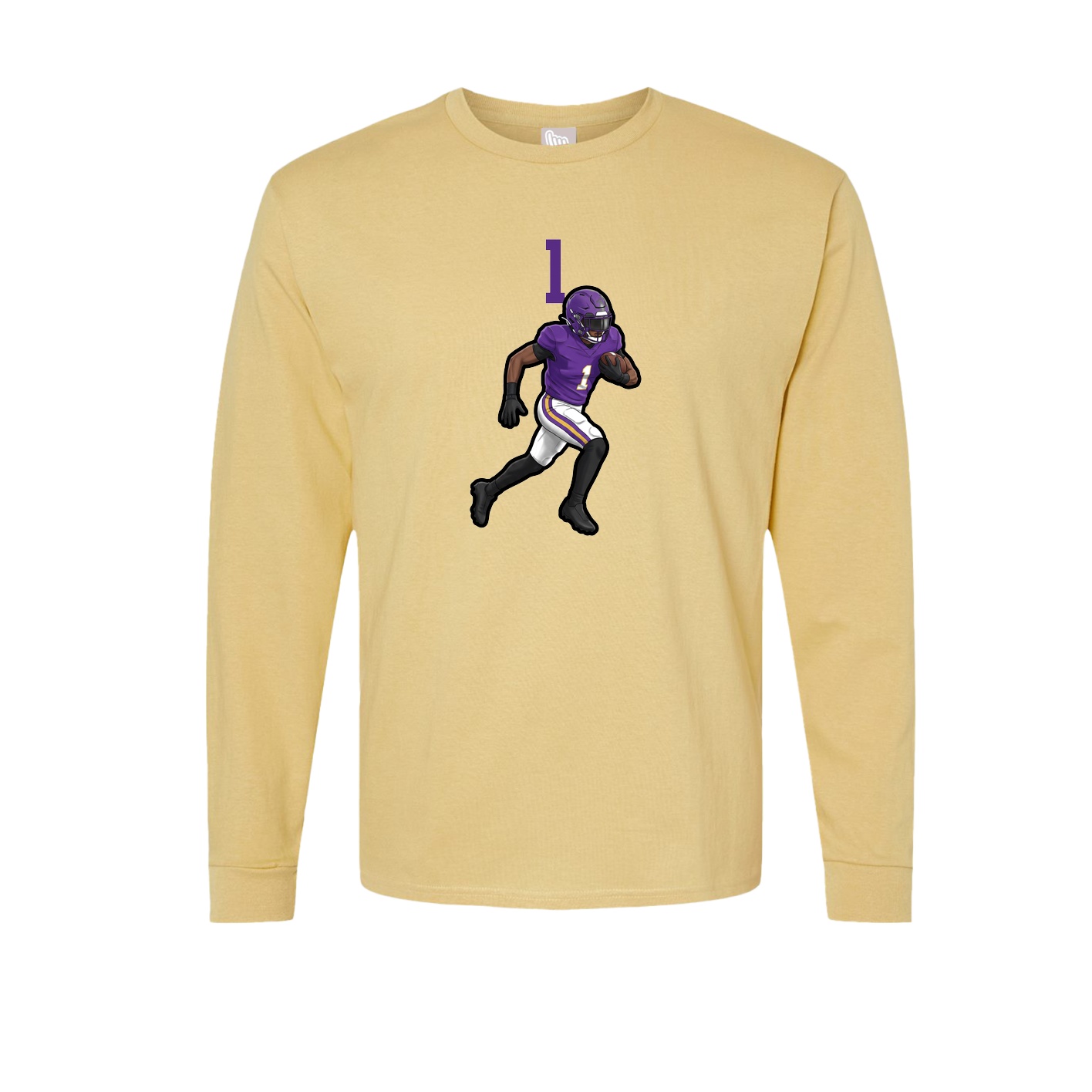 Long Sleeve Tee — Number Top in Vegas Gold