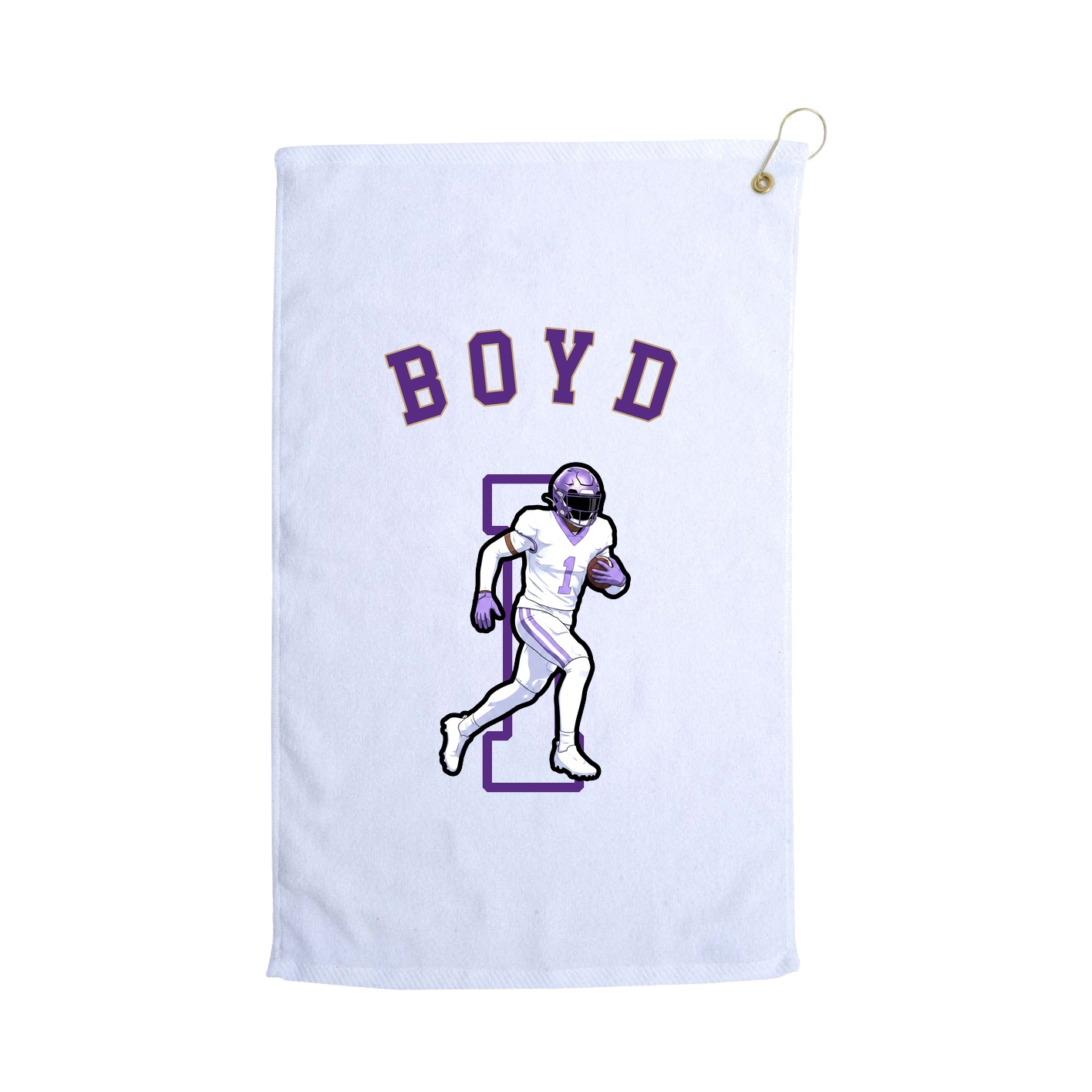 Golf Towel — Shirsey Arch in White
