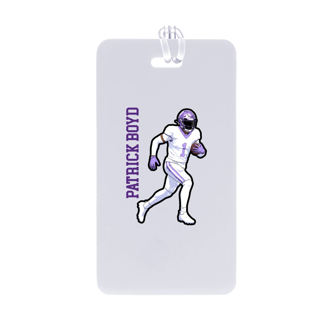 Bag Tag — Name Vertical in Classic