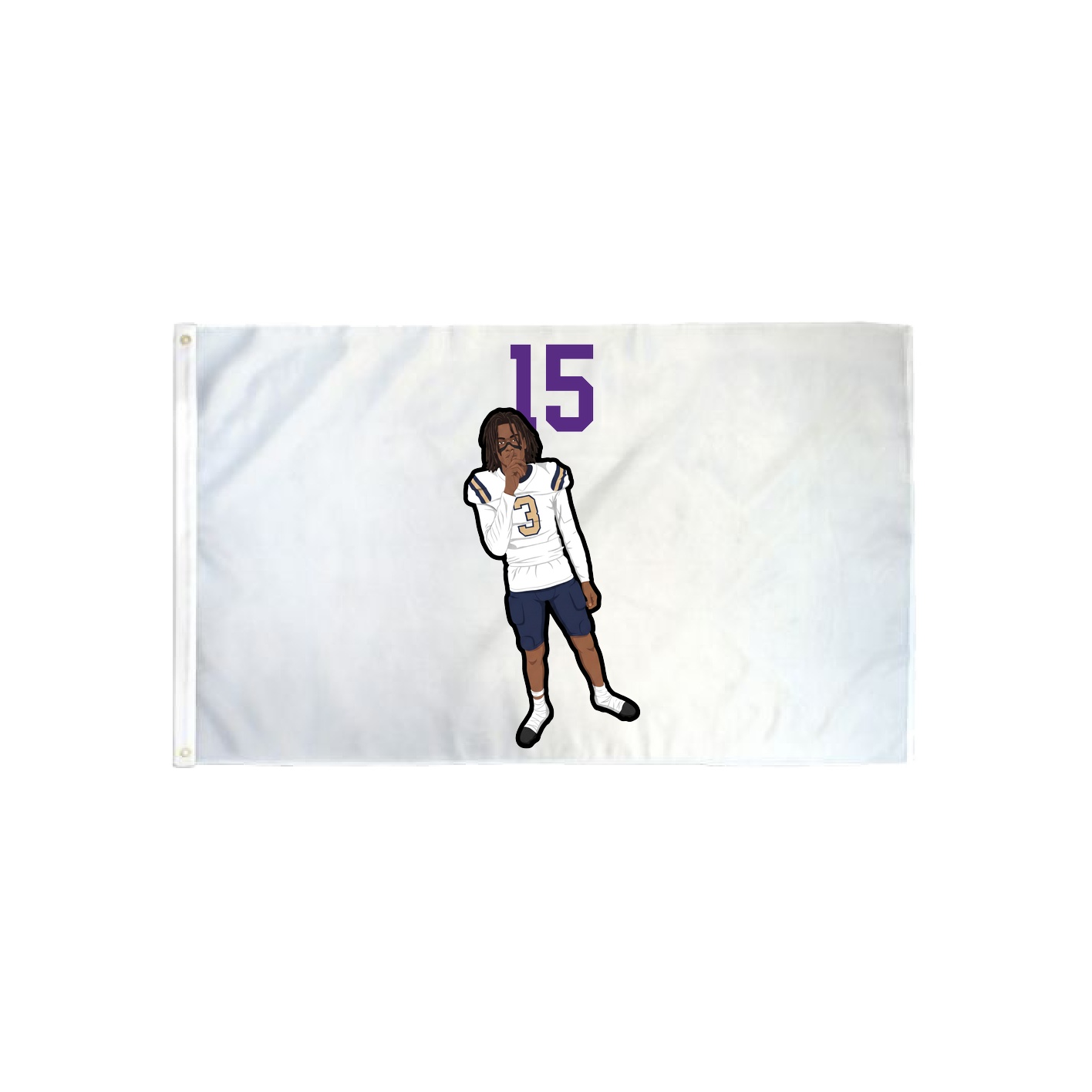 3x5 Flag — Number Top in Classic