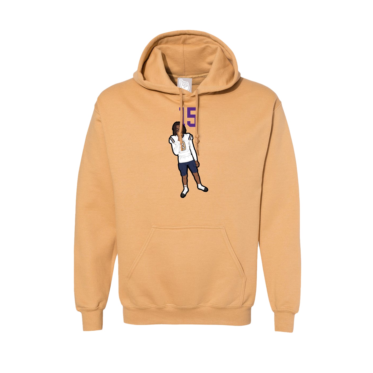 Hoodie — Number Top in Vegas Gold