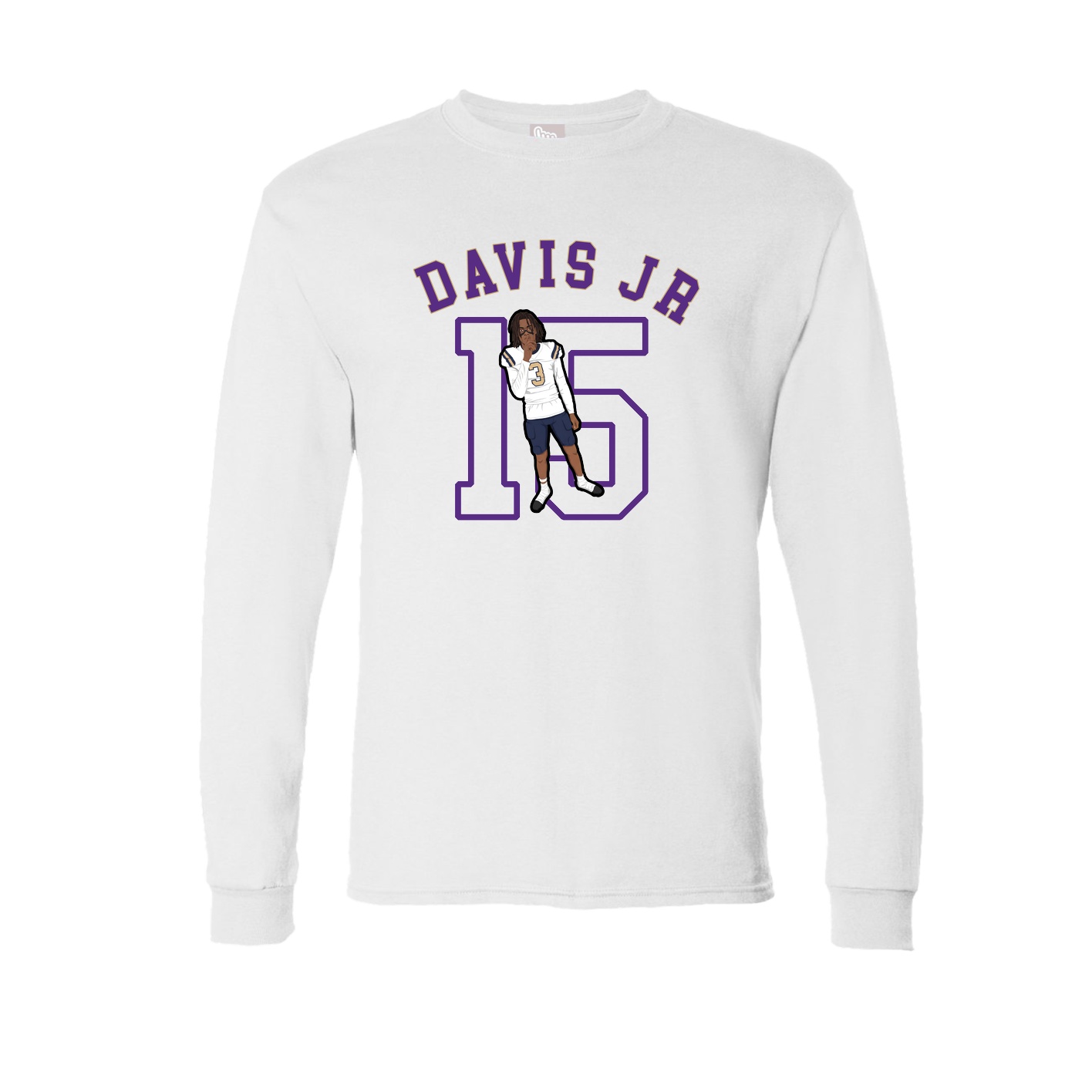 Long Sleeve Tee — Shirsey Arch in White