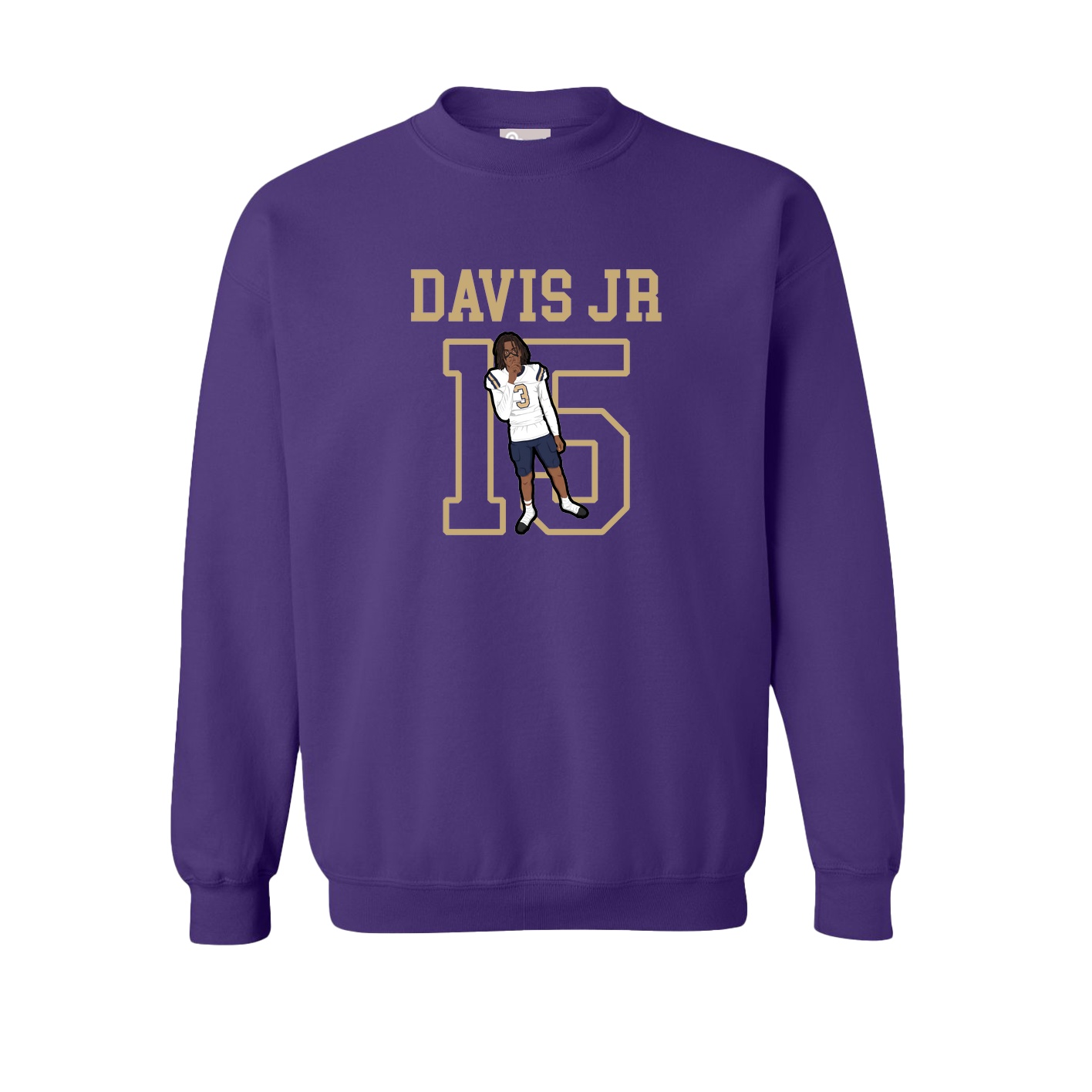 Fleece Crew — Shirsey in Purple
