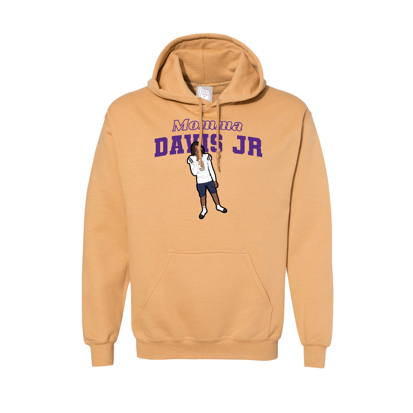 Hoodie — Mothers Day Block in Vegas Gold